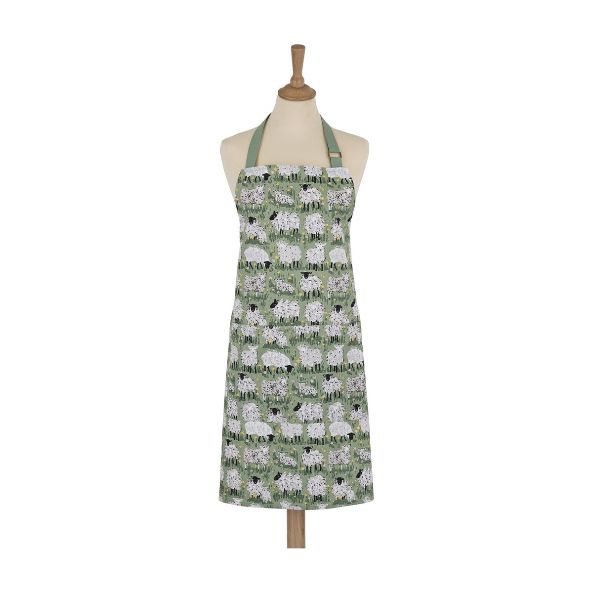 Ulster Weavers Keukenschort Katoen - Woolly Sheep op witte achtergrond