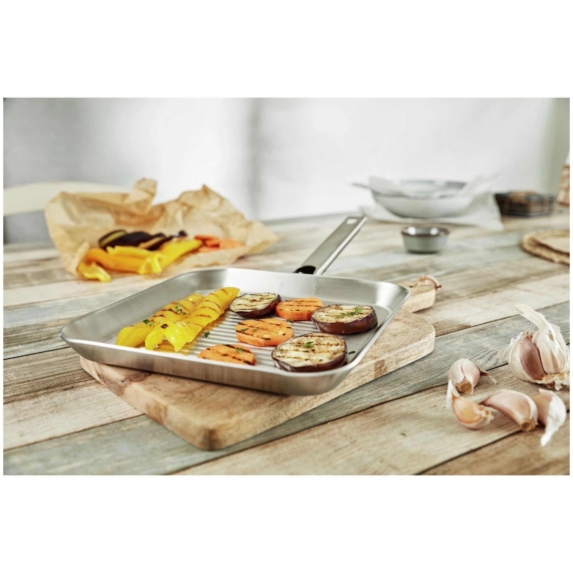 Demeyere Resto 3 Grillpan - 24 cm, sfeerbeeld