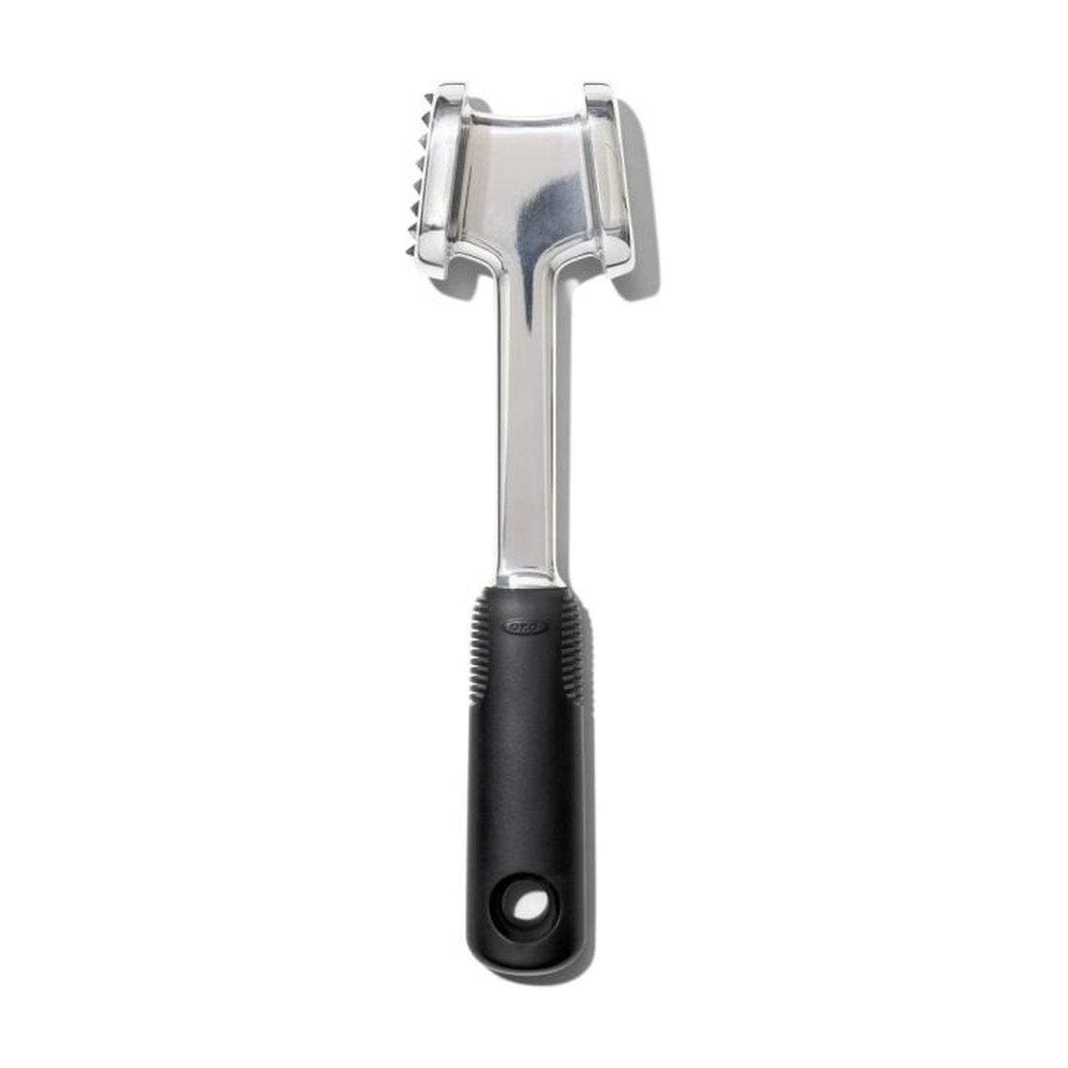 OXO Good Grips Vleeshamer Aluminium op witte achtergrond