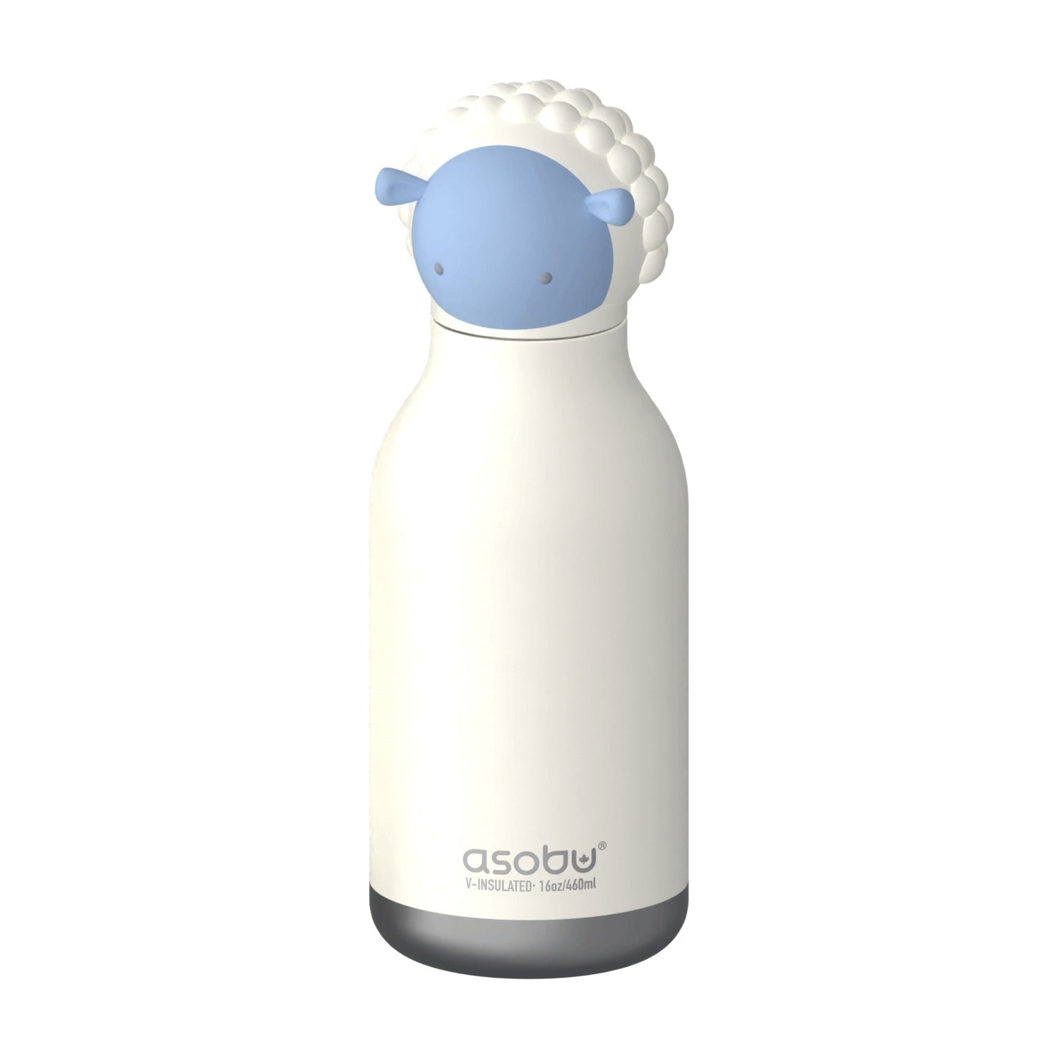 Asobu Bestie Thermosfles Schaap - 470 ml op witte achtergrond