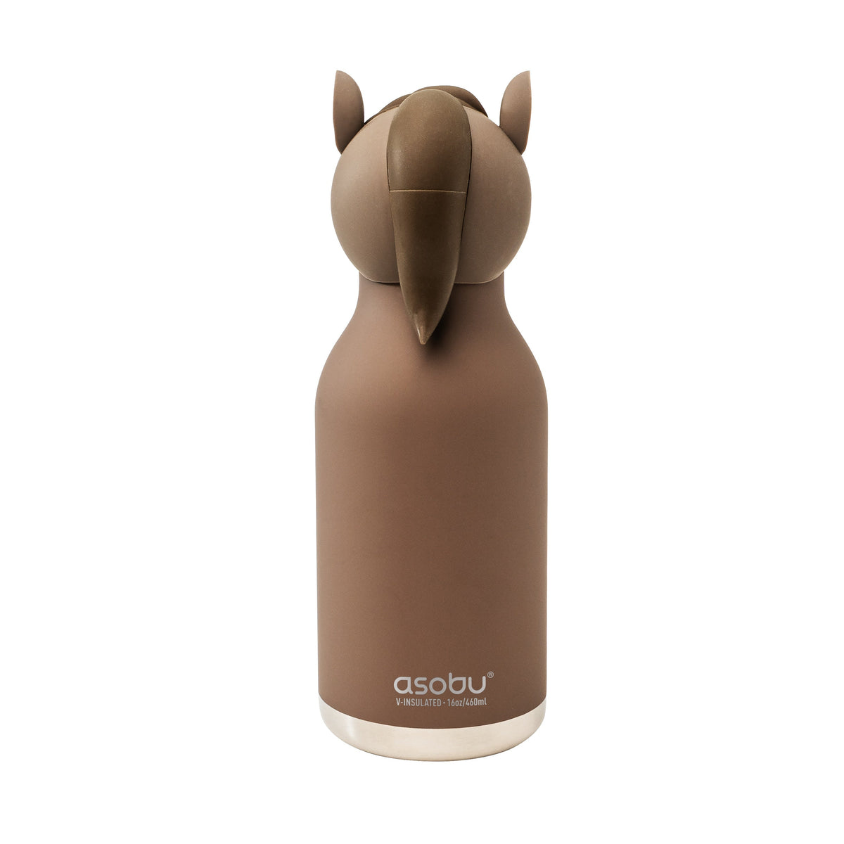 Asobu Bestie Thermosfles Paard - 470 ml op witte achtergrond, andere hoek