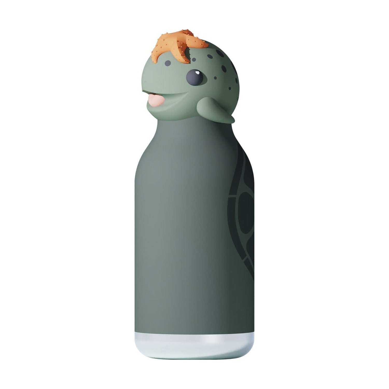 Asobu Bestie Thermosfles Schildpad - 470 ml op witte achtergrond