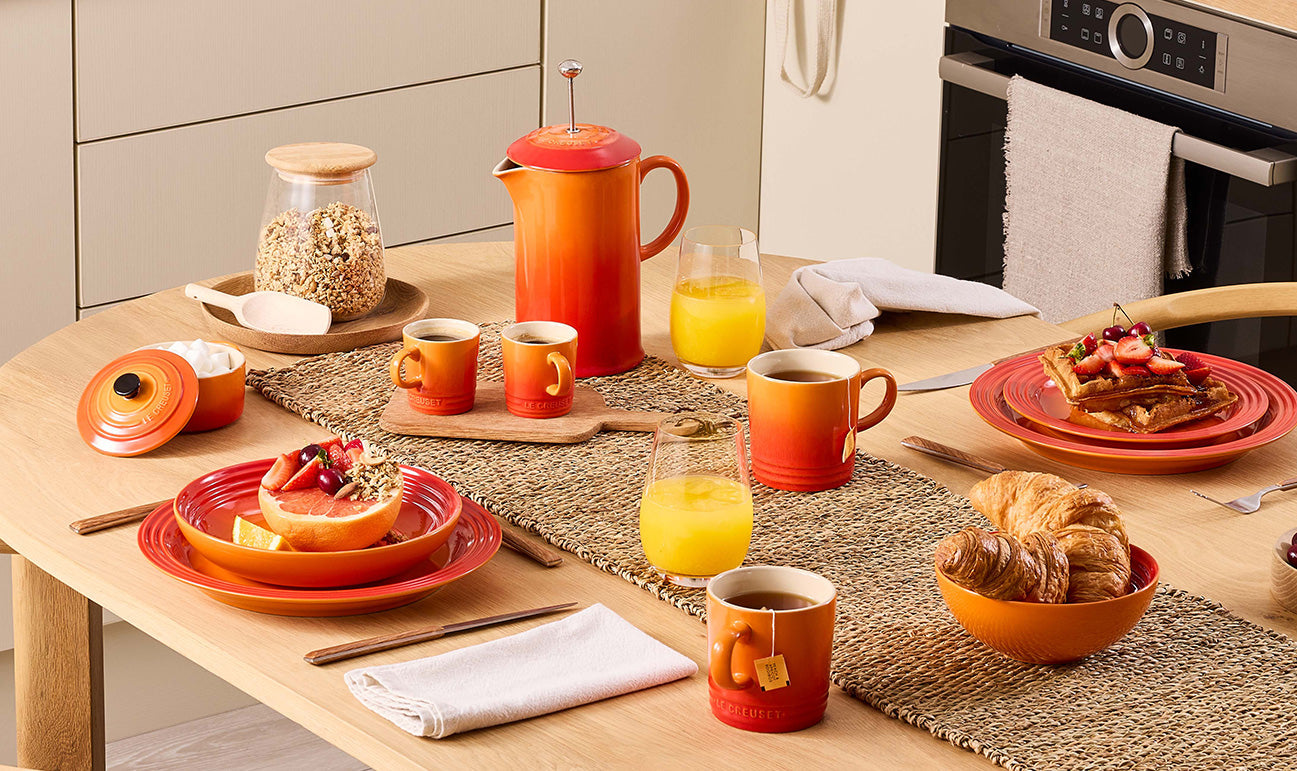 Le Creuset Koffiebeker Oranjerood - 200 ml