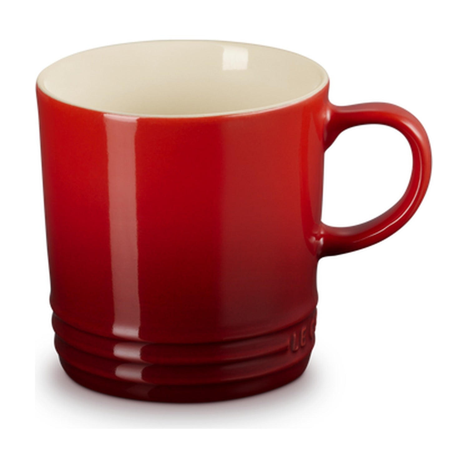 Le Creuset Mok Kersenrood - 350 ml op witte achtergrond