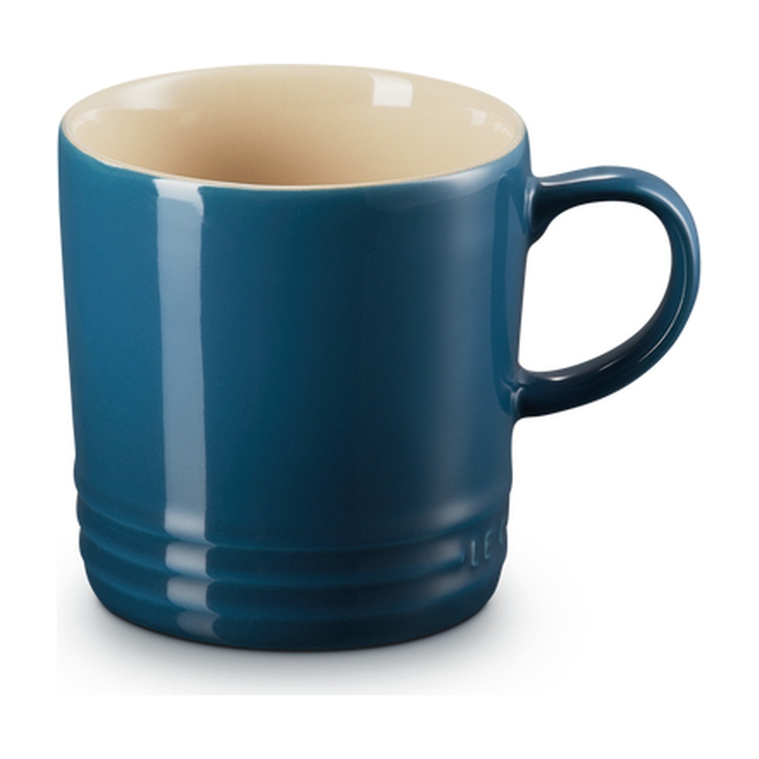 Le Creuset Mok Deep Teal - 350 ml op witte achtergrond