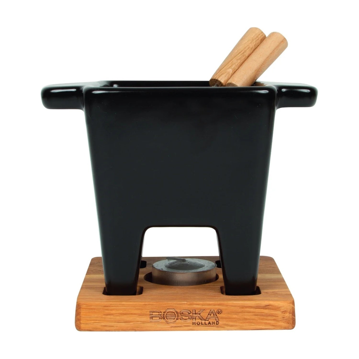 Boska Tapas Fondue Nero op witte achtergrond