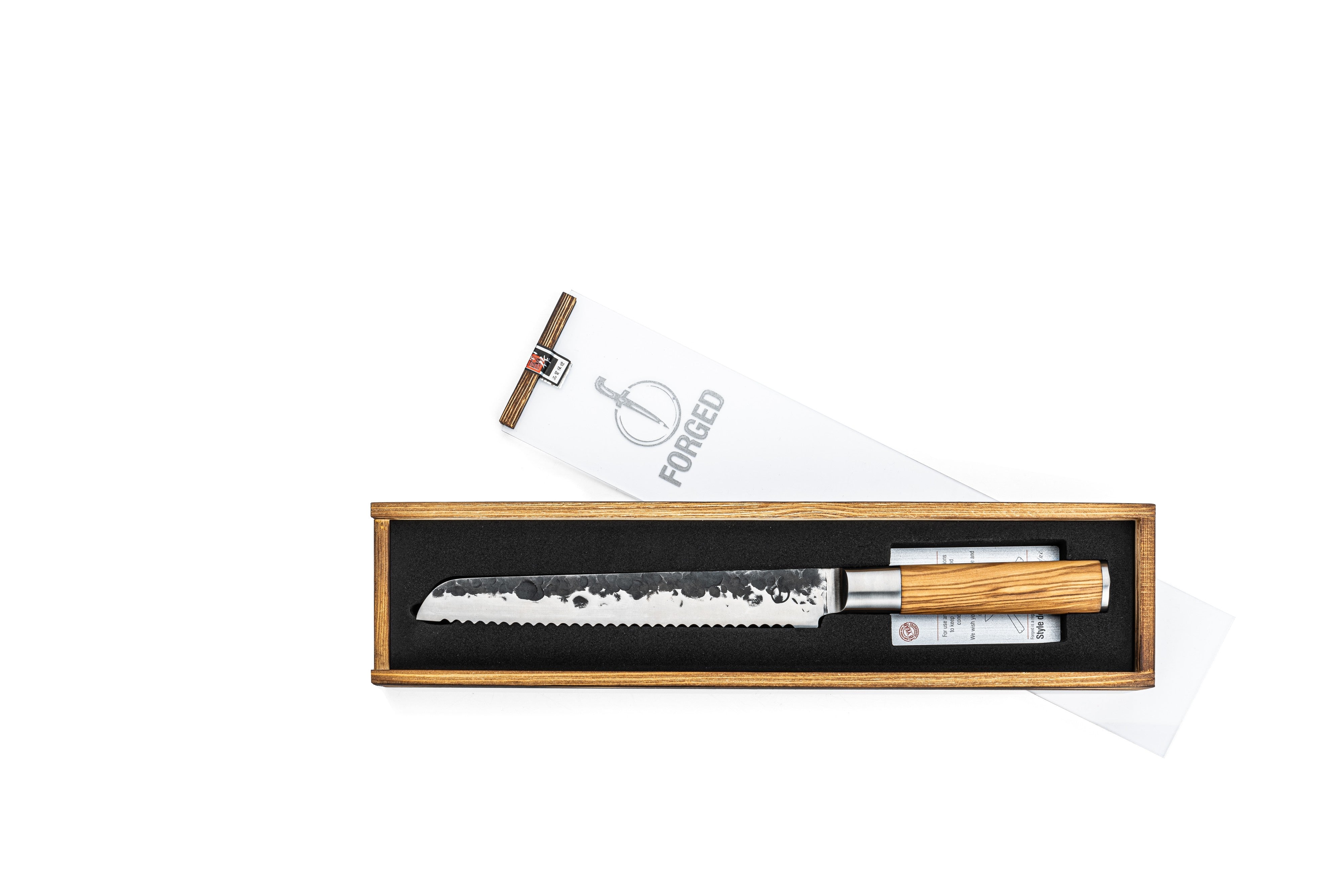 Forged Olive Broodmes - 20 cm