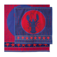 Mariëtte Wolbert Keukendoek - Lazy Lobster Blauw