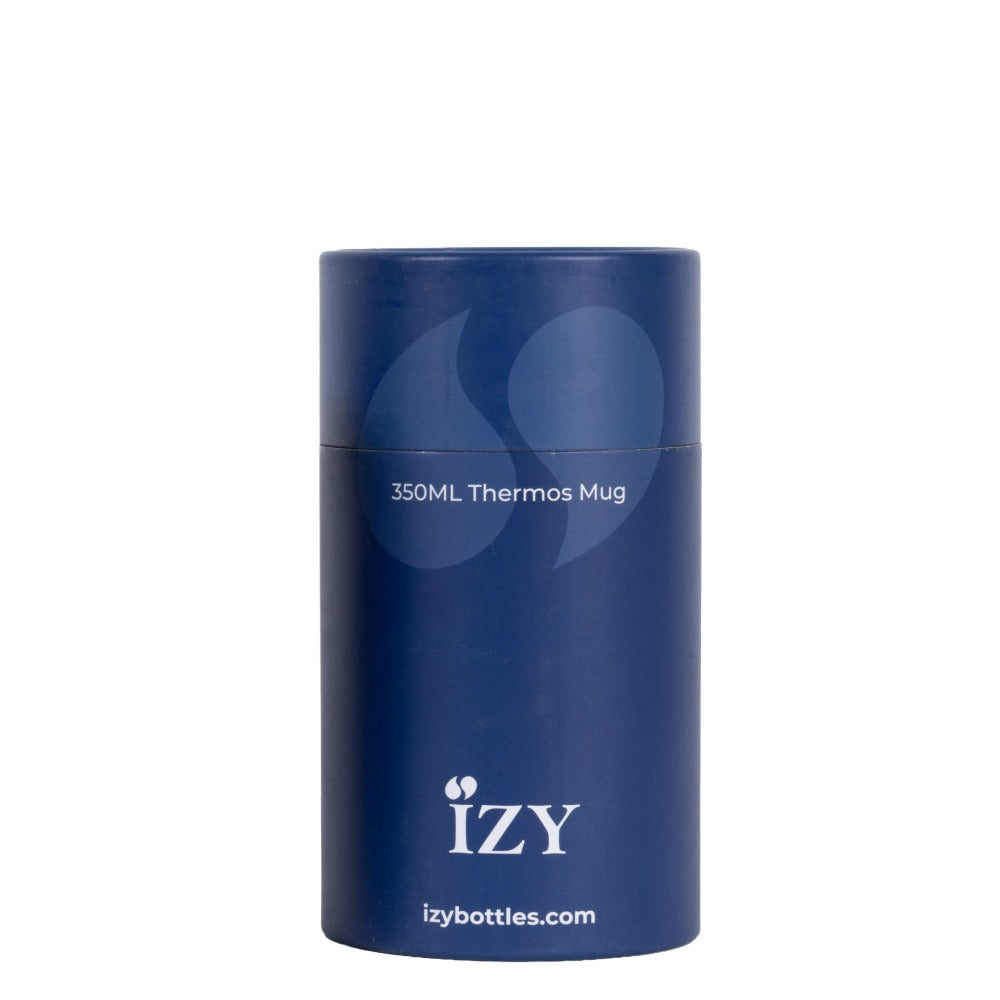 Verpakking van de IZY Thermosbeker Blauw - 350 ml