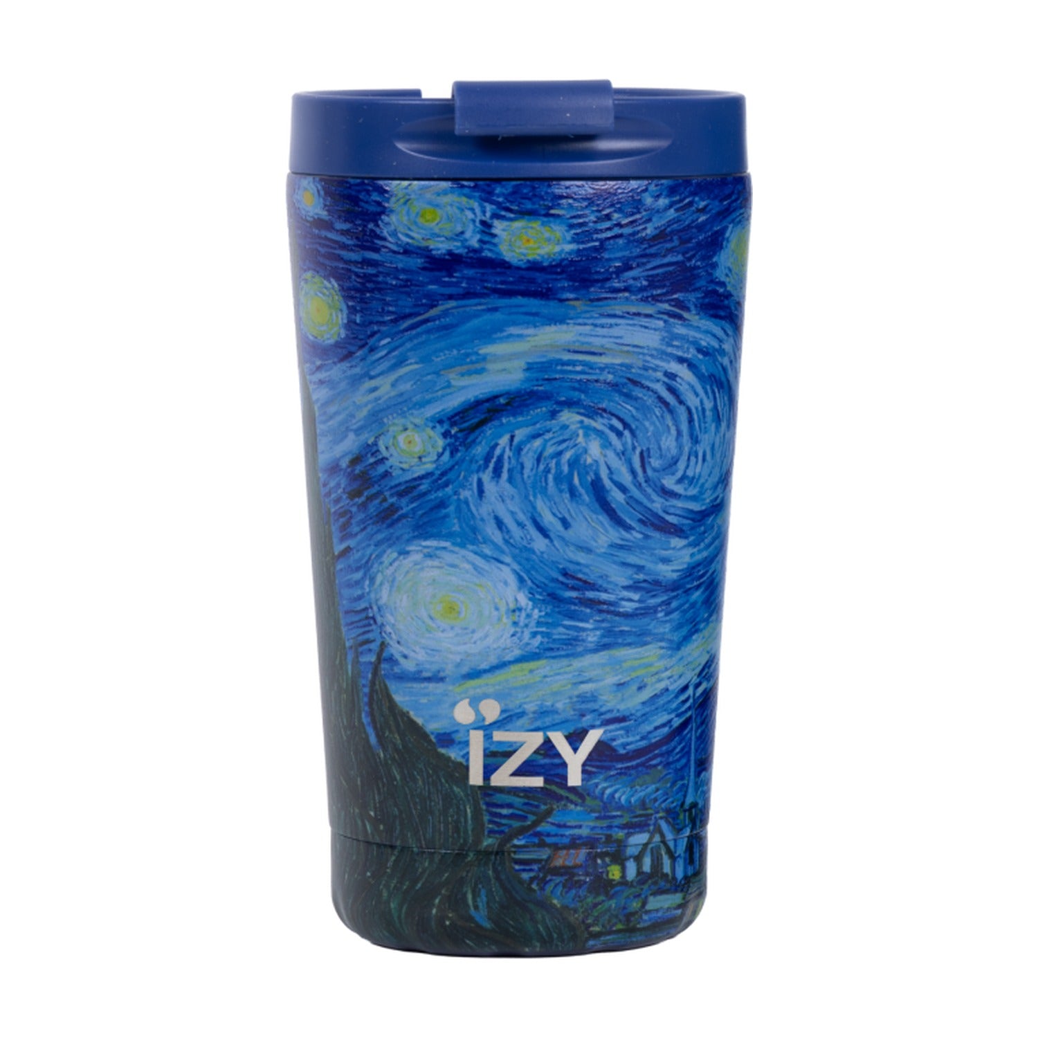 IZY Thermosbeker Starry Night van Gogh op witte achtergrond