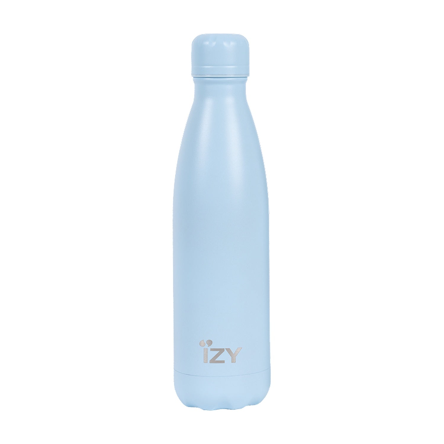 IZY Thermosfles Original Mat Lichtblauw - 500 ml op witte achtergrond