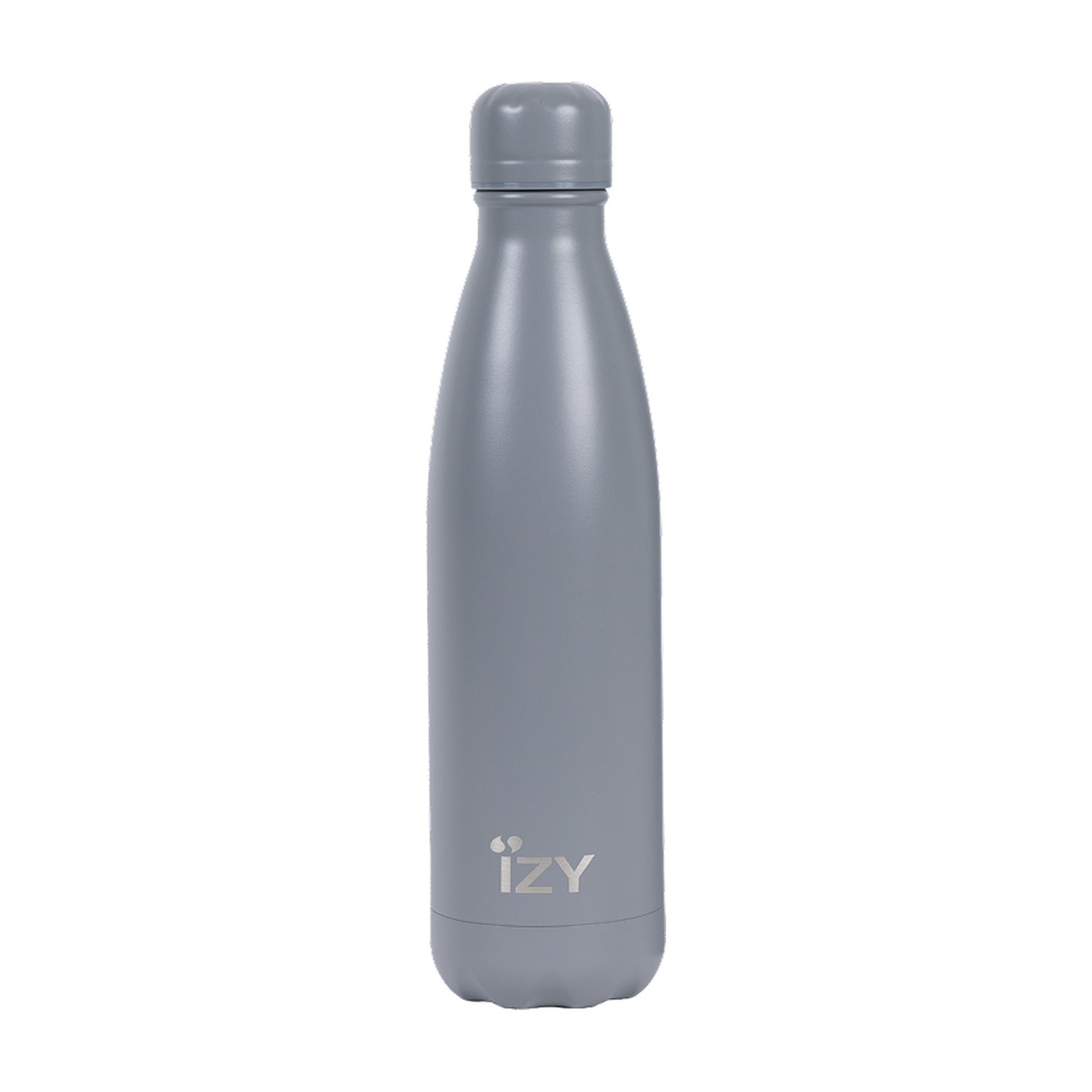 IZY Thermosfles Original Grijs - 500 ml op witte achtergrond