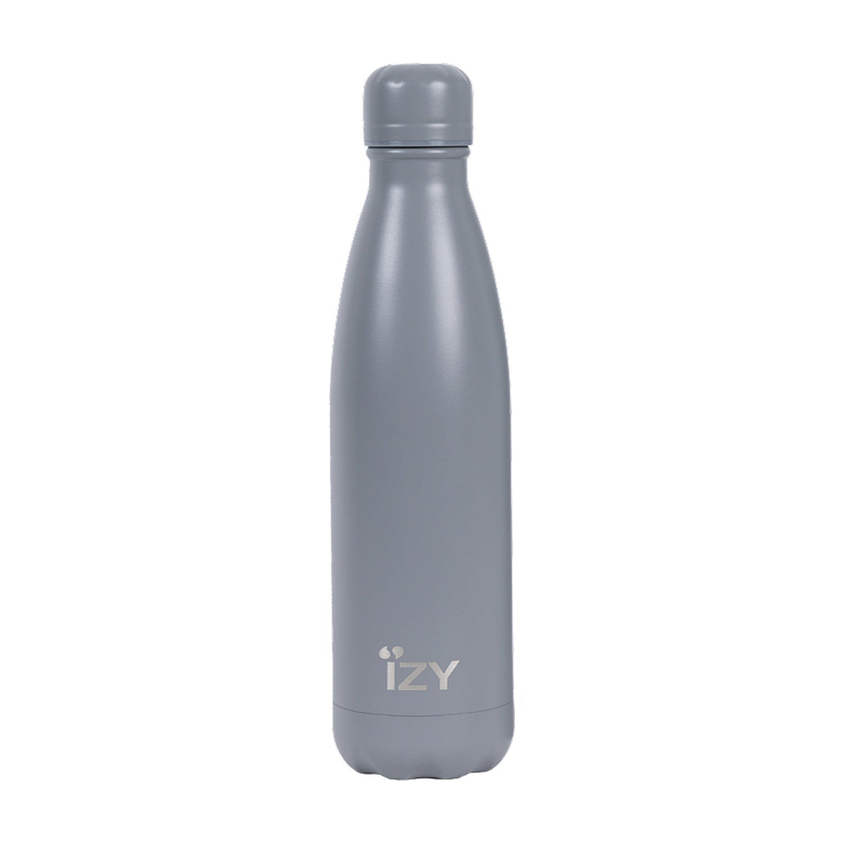 IZY Thermosfles Original Grijs - 500 ml op witte achtergrond