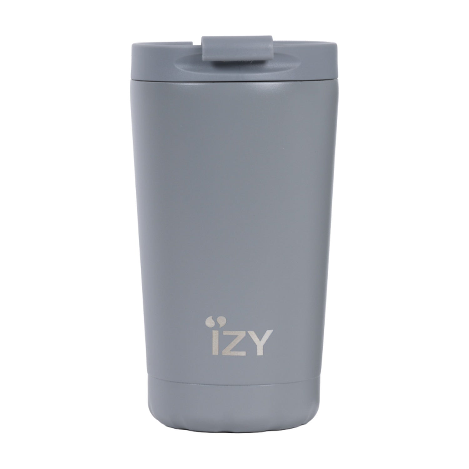 IZY Thermosbeker Original Grijs - 350 ml op witte achtergrond
