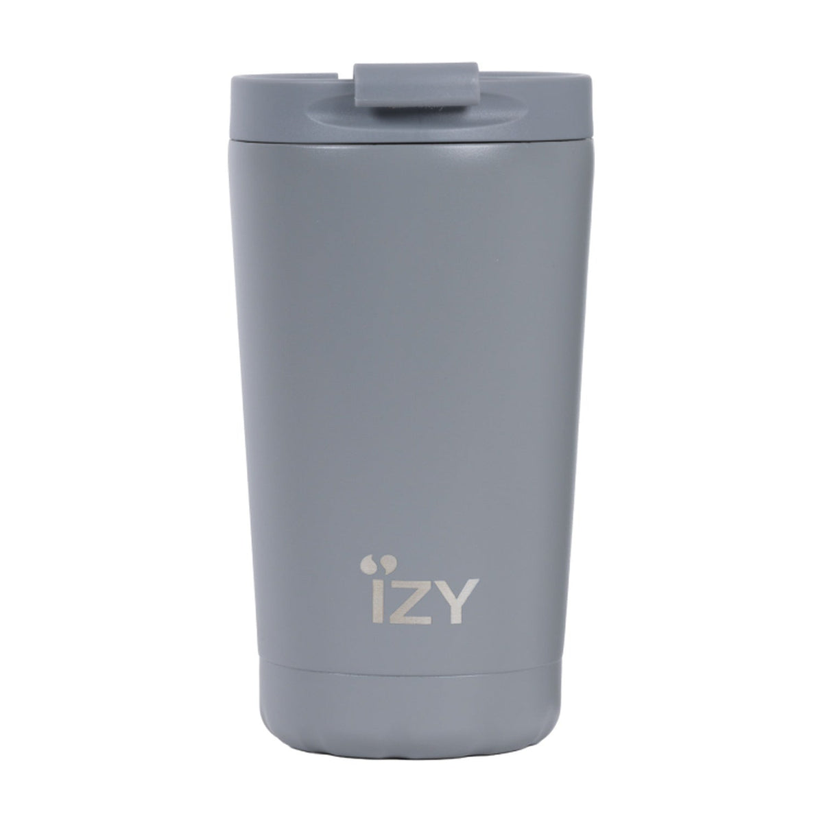 IZY Thermosbeker Original Grijs - 350 ml op witte achtergrond