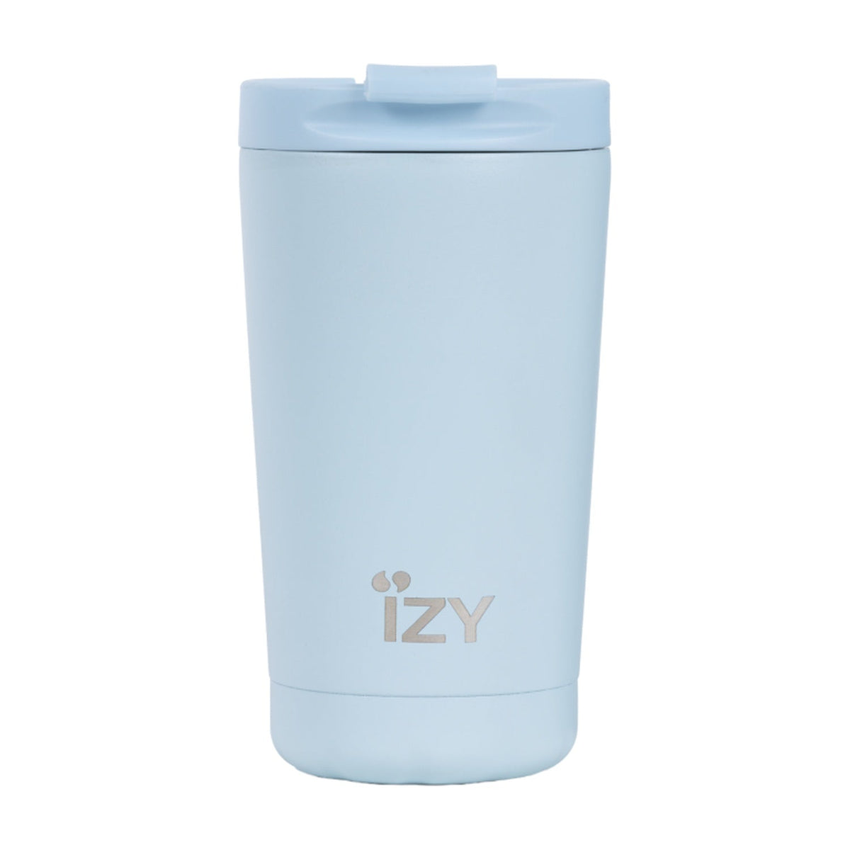 IZY Thermosbeker Original Lichtblauw - 350 ml op witte achtergrond