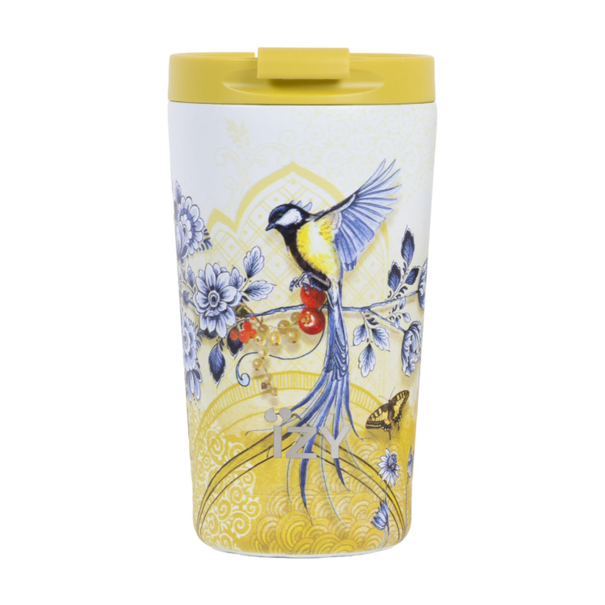 IZY Thermosbeker Saffron Gold - 350 ml op witte achtergrond