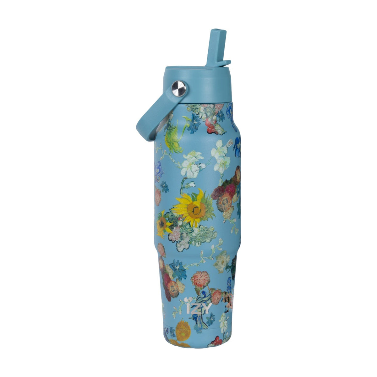 IZY Travel Bottle Vincent's flowers - 900 ml op witte achtergrond