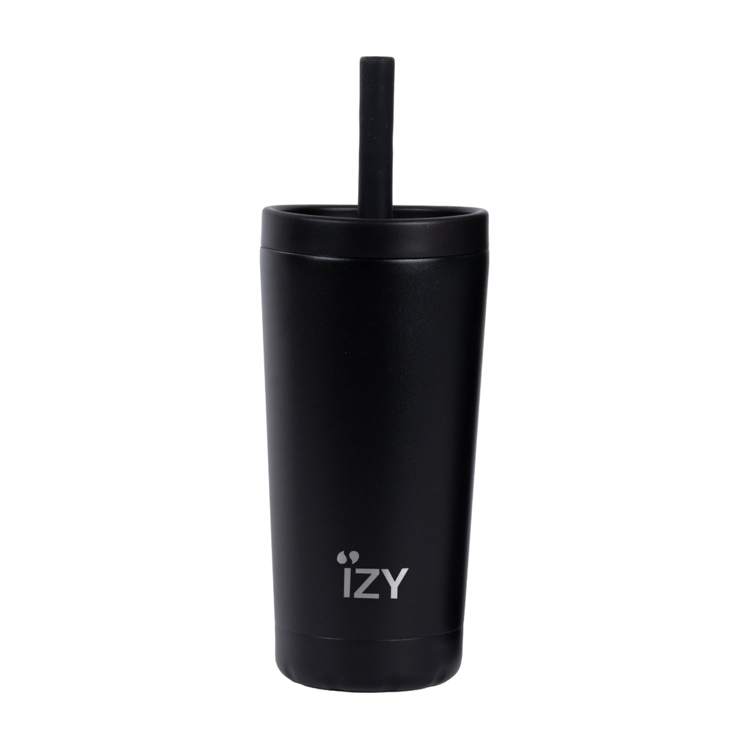 IZY Tumbler Original Zwart - 500 ml op witte achtergrond