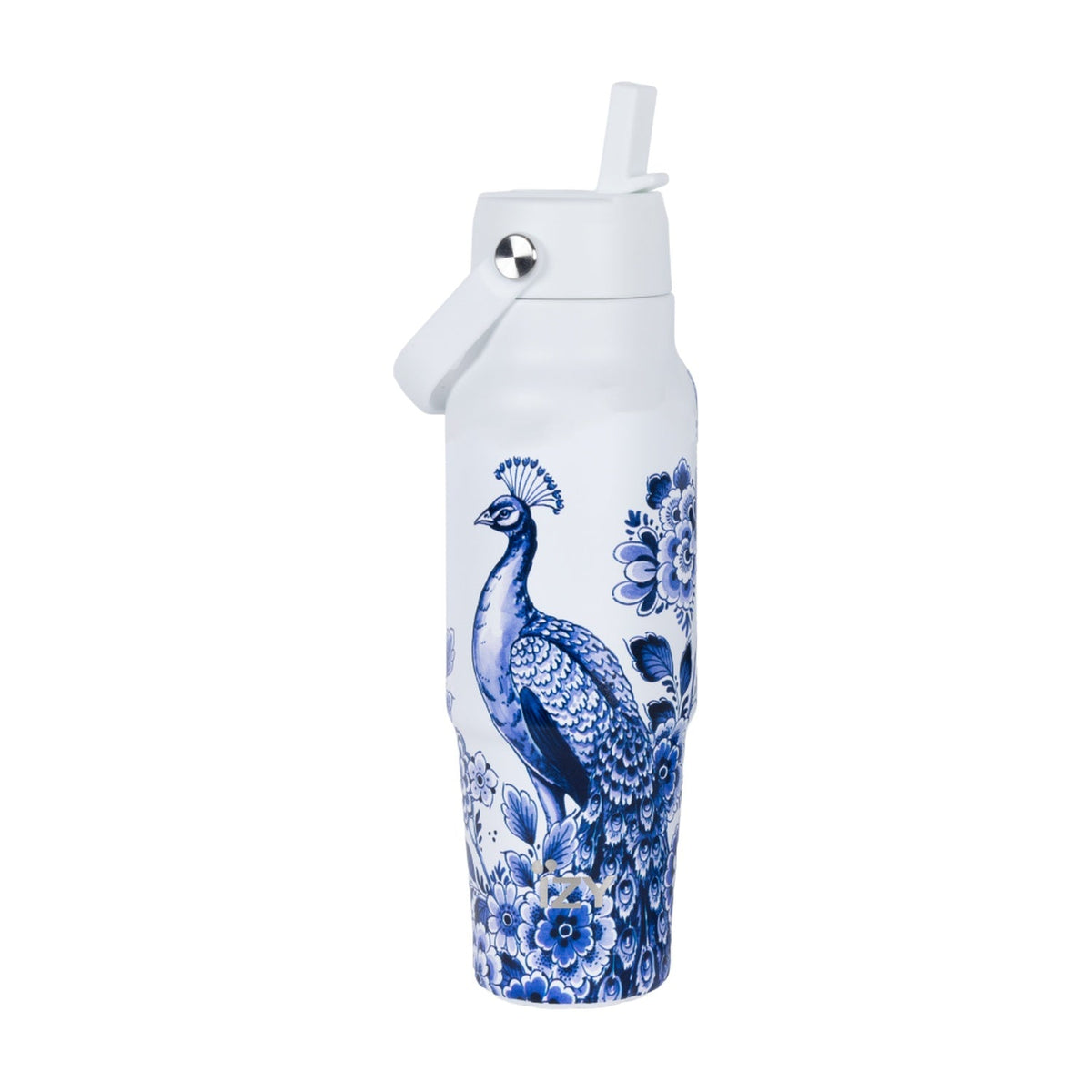 IZY Travel Bottle Peacock - 900 ml op witte achtergrond