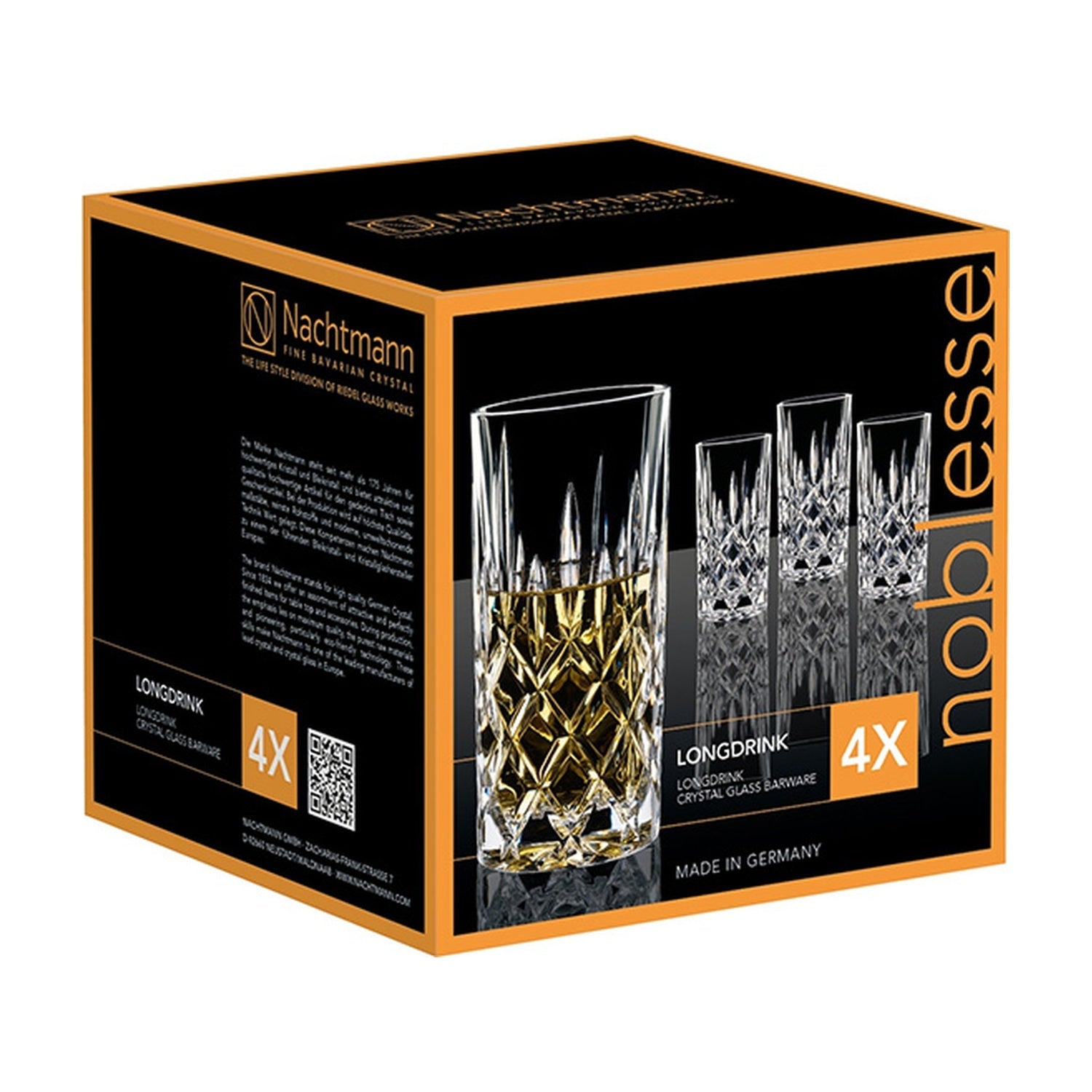 Nachtmann Noblesse Longdrinkglazen 4 stuks - 375 ml, productfoto 5