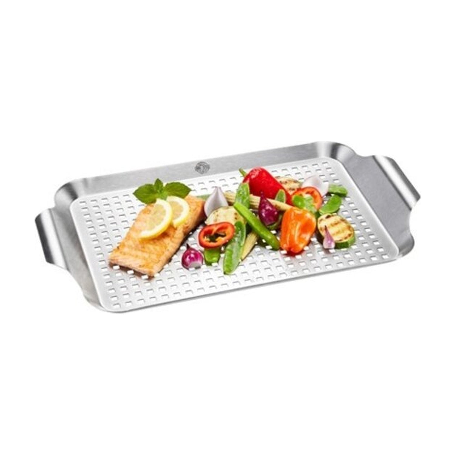GEFU Barbecuepan - Groot op witte achtergrond