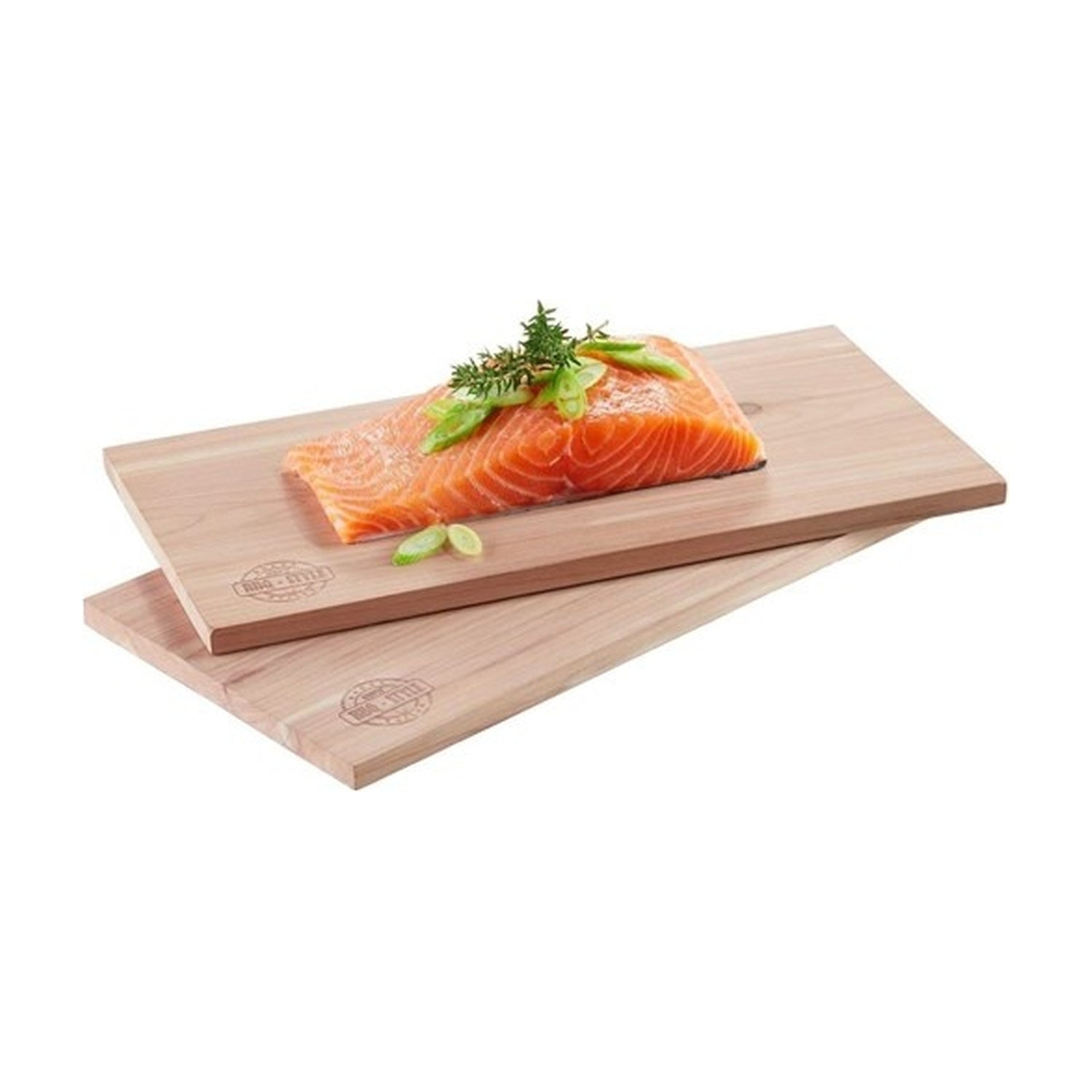 GEFU Cederhouten Grillplanken - 2 stuks op witte achtergrond