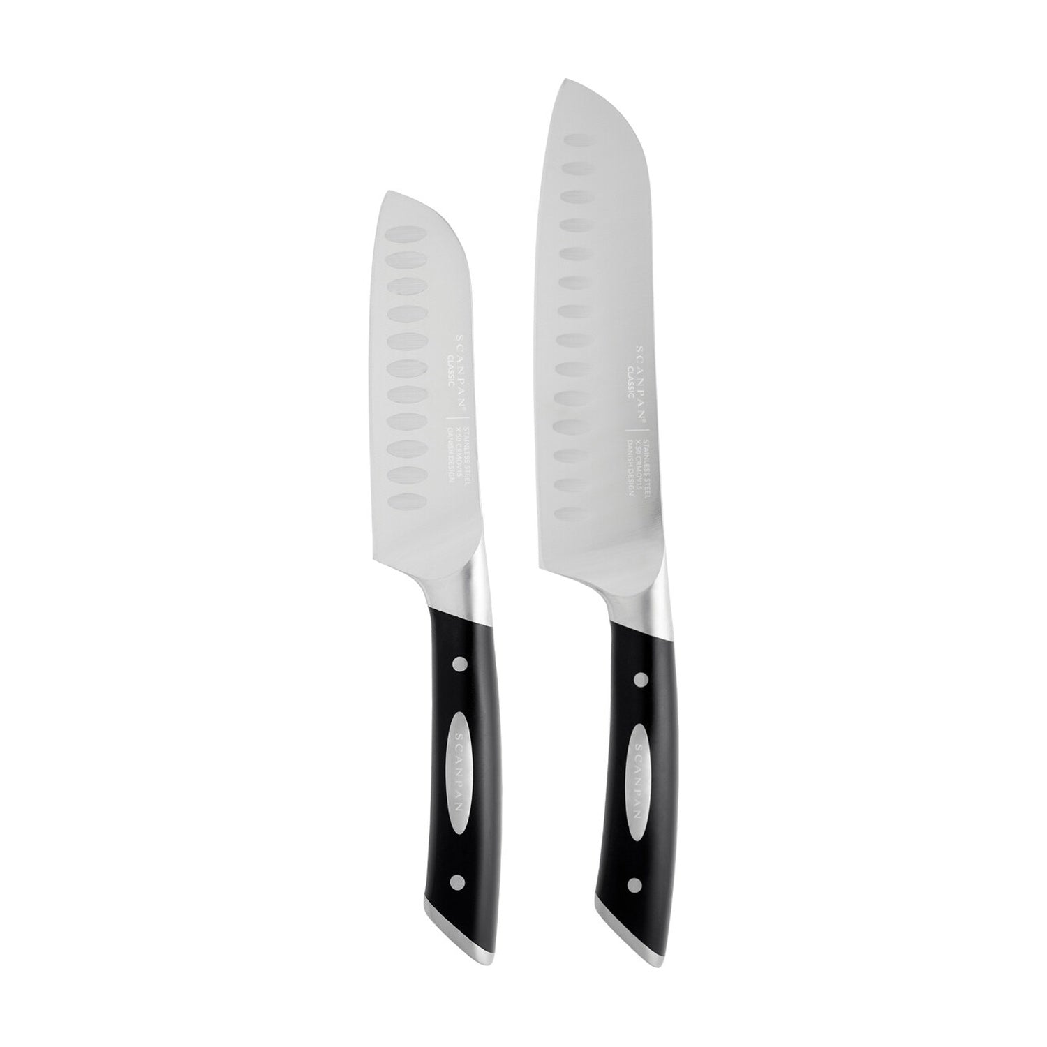 Scanpan Classic Santoku Messenset 2-delig op witte achtergrond