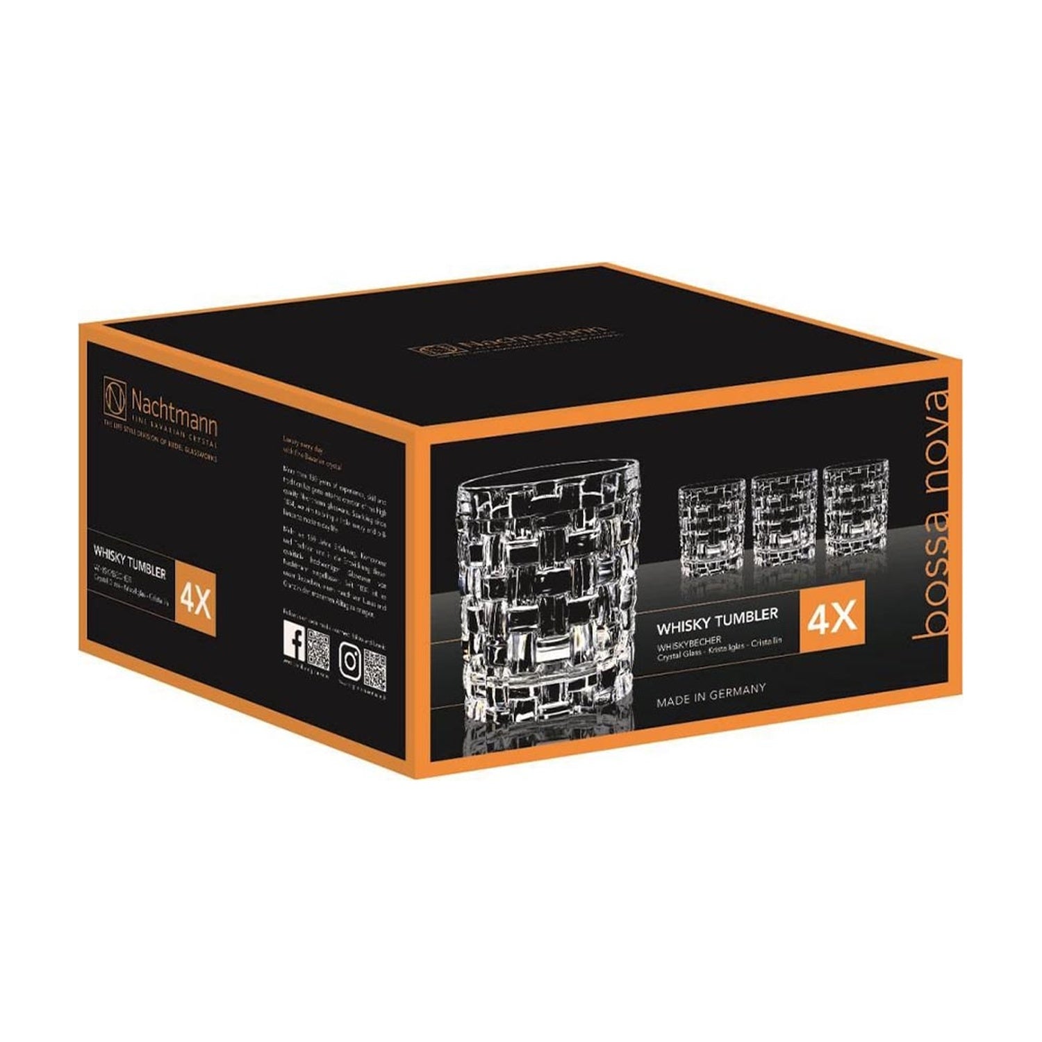 Nachtmann Bossa Nova Whiskyglazen 4 stuks - 330 ml, detailfoto