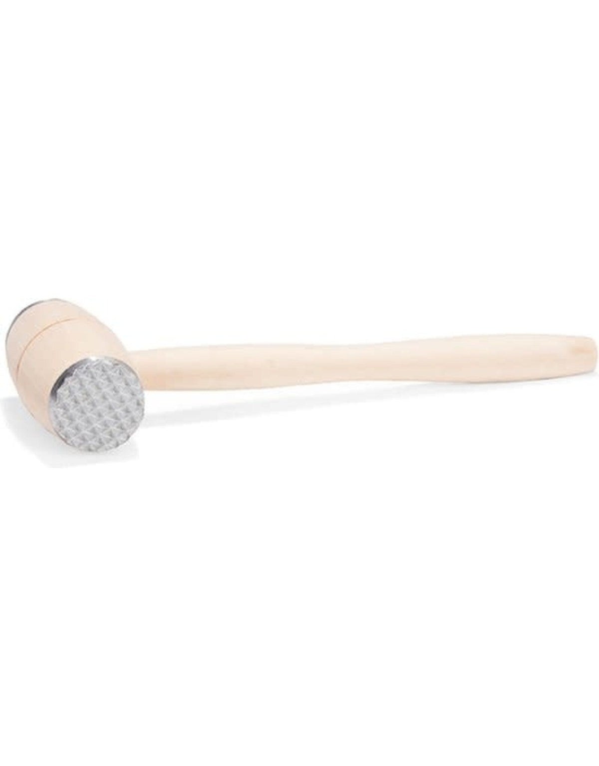 Patisse Vleeshamer Hout/Aluminium op witte achtergrond