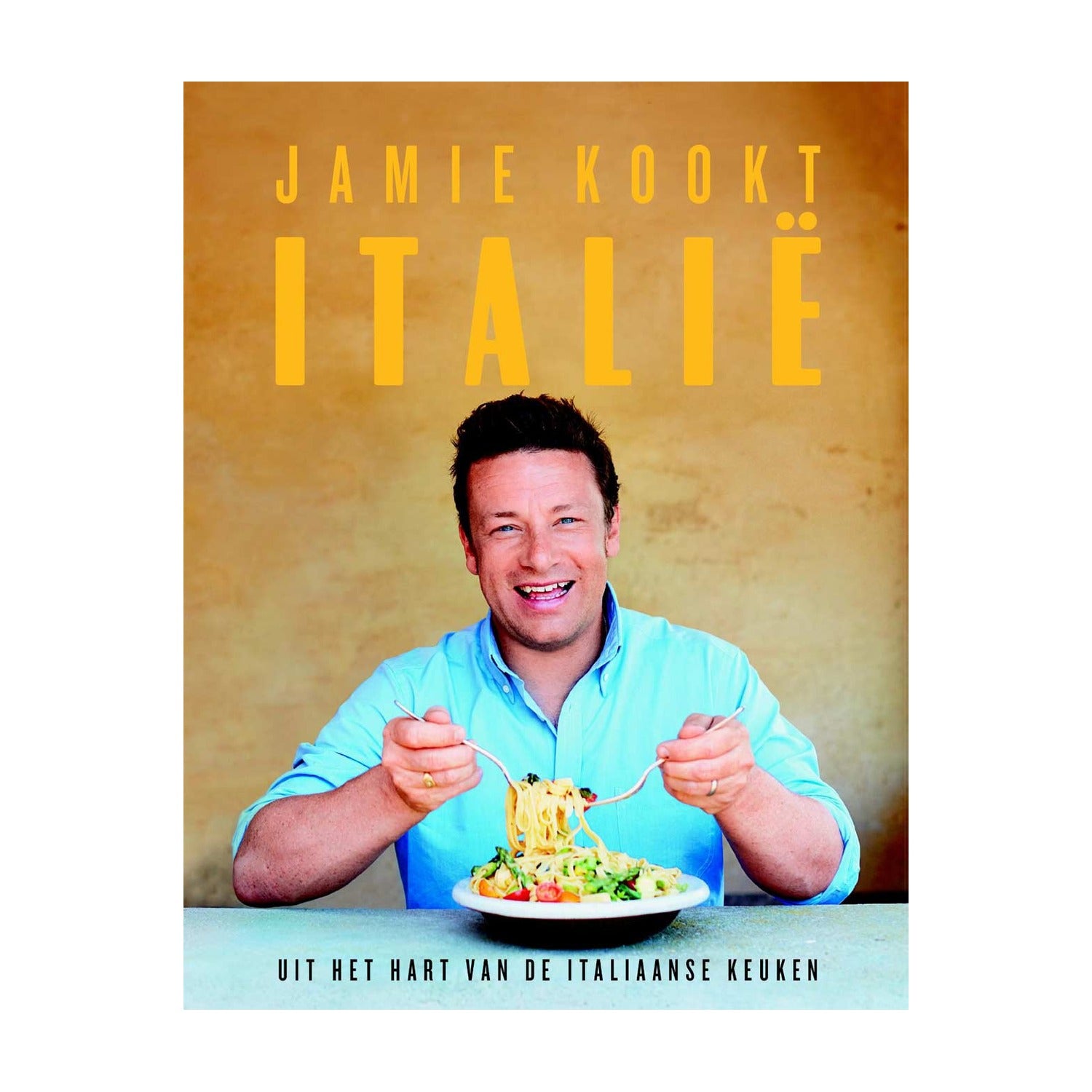 Jamie Kookt Italië - Jamie Oliver op witte achtergrond