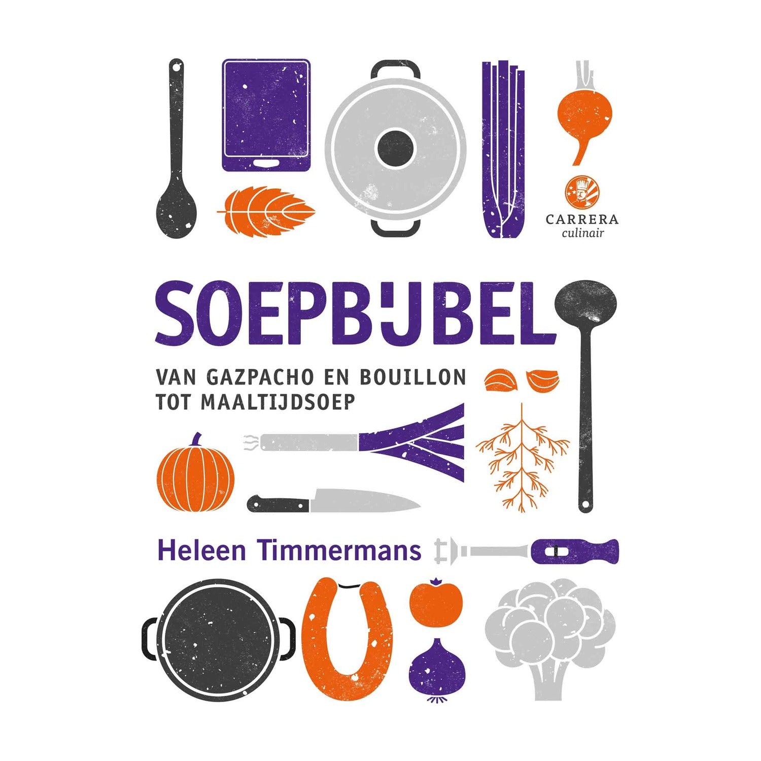 Soepbijbel op witte achtergrond