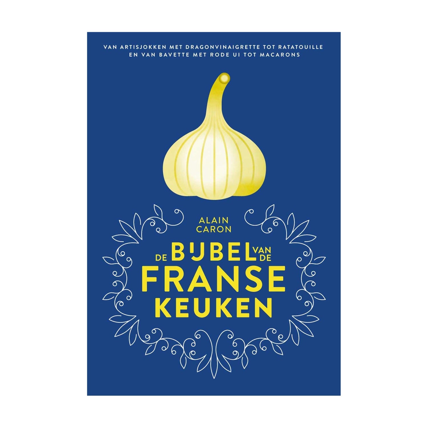 De Bijbel van de Franse Keuken op witte achtergrond