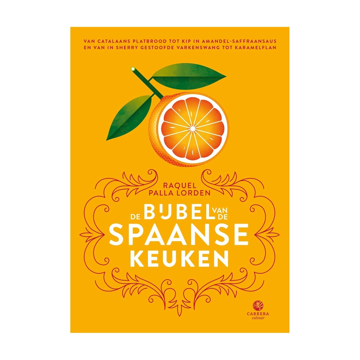 De Bijbel van de Spaanse Keuken op witte achtergrond