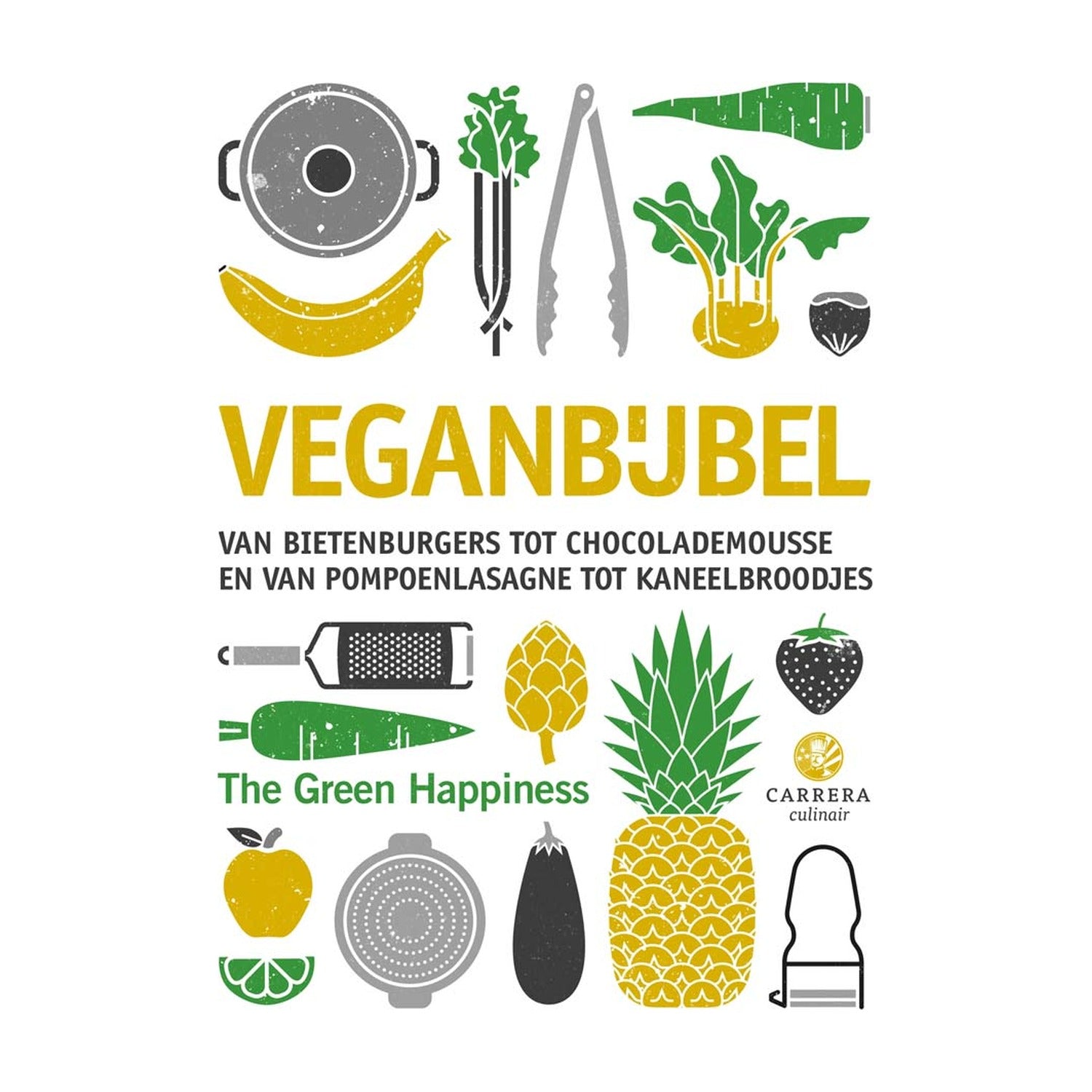 Veganbijbel op witte achtergrond