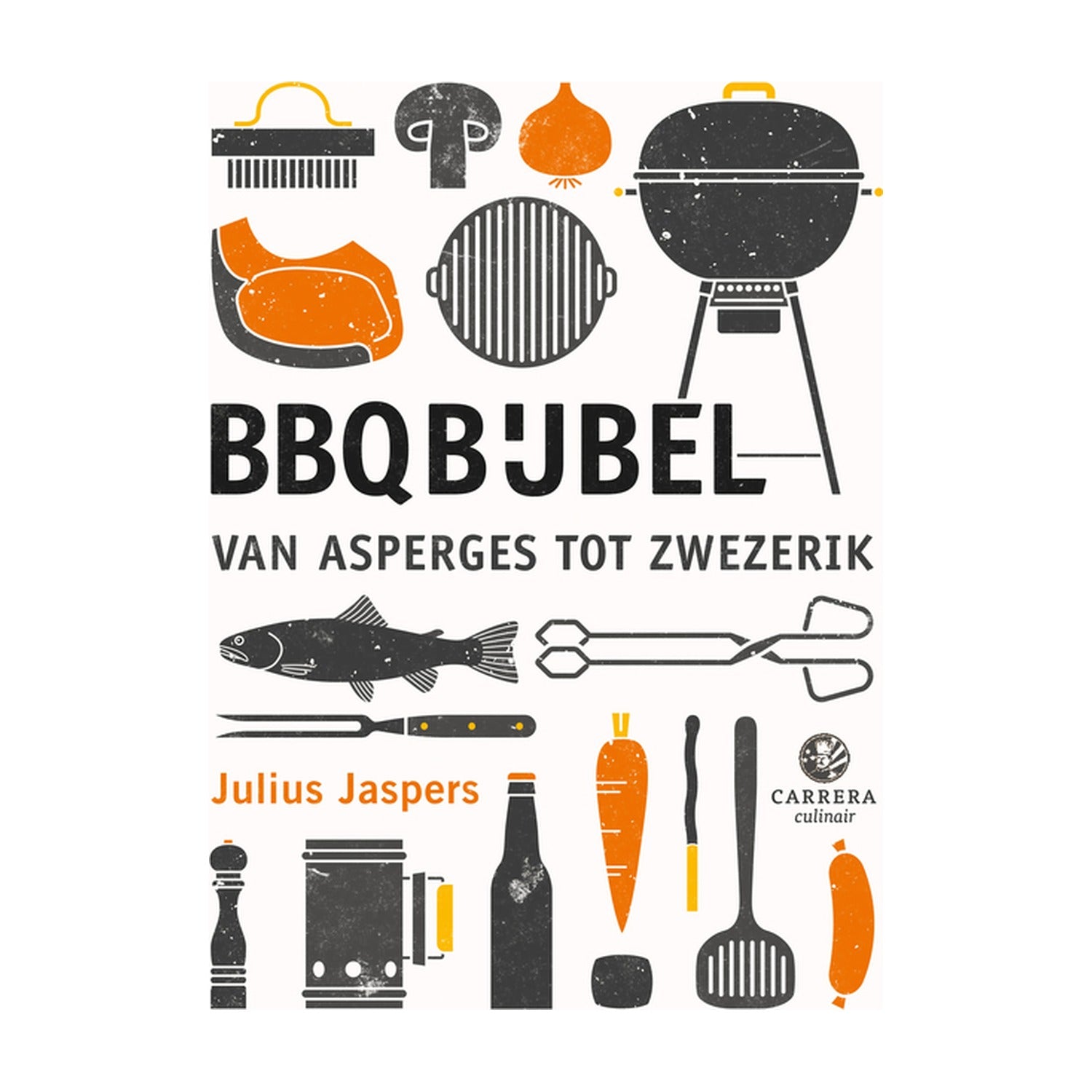 BBQbijbel op witte achtergrond