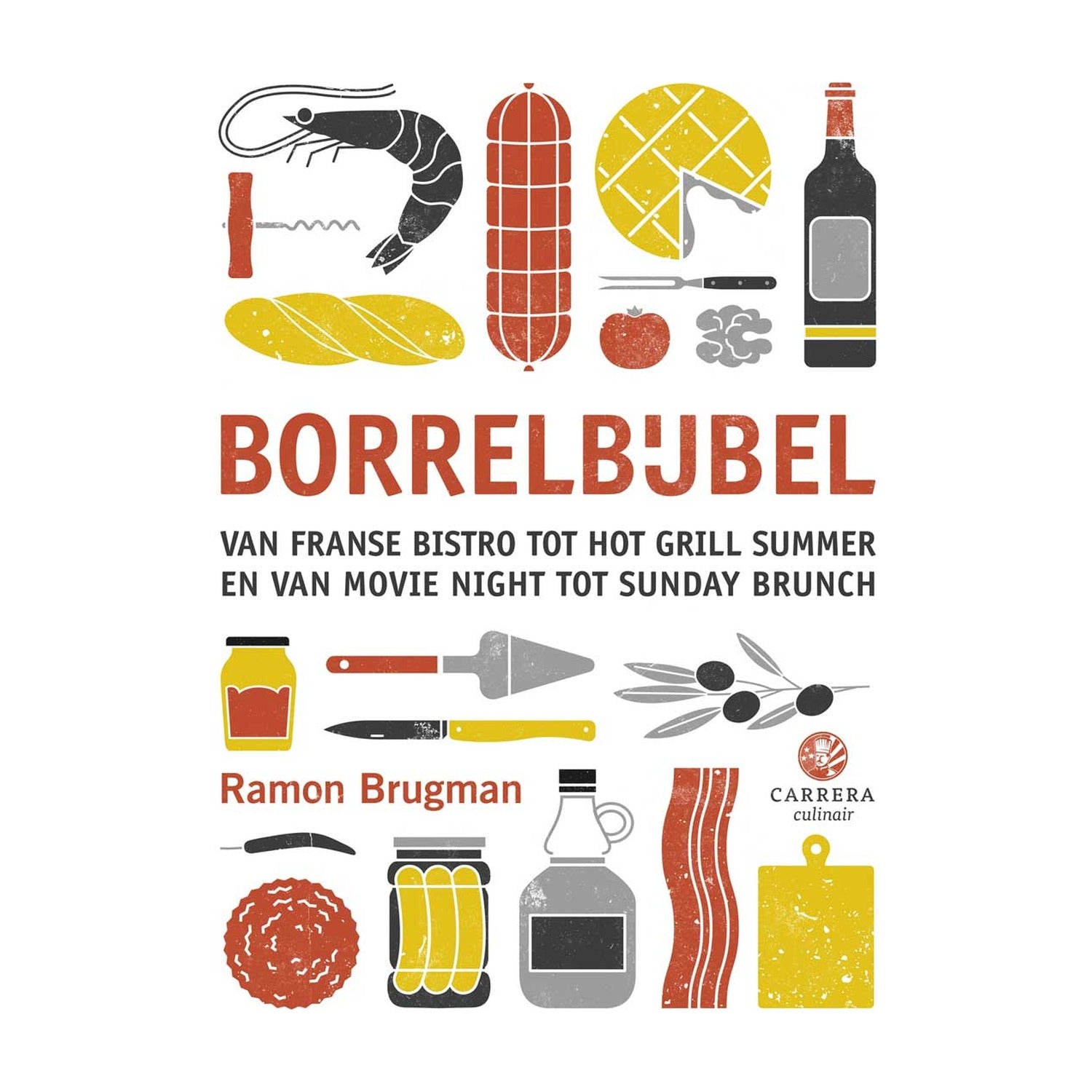 Borrelbijbel op witte achtergrond