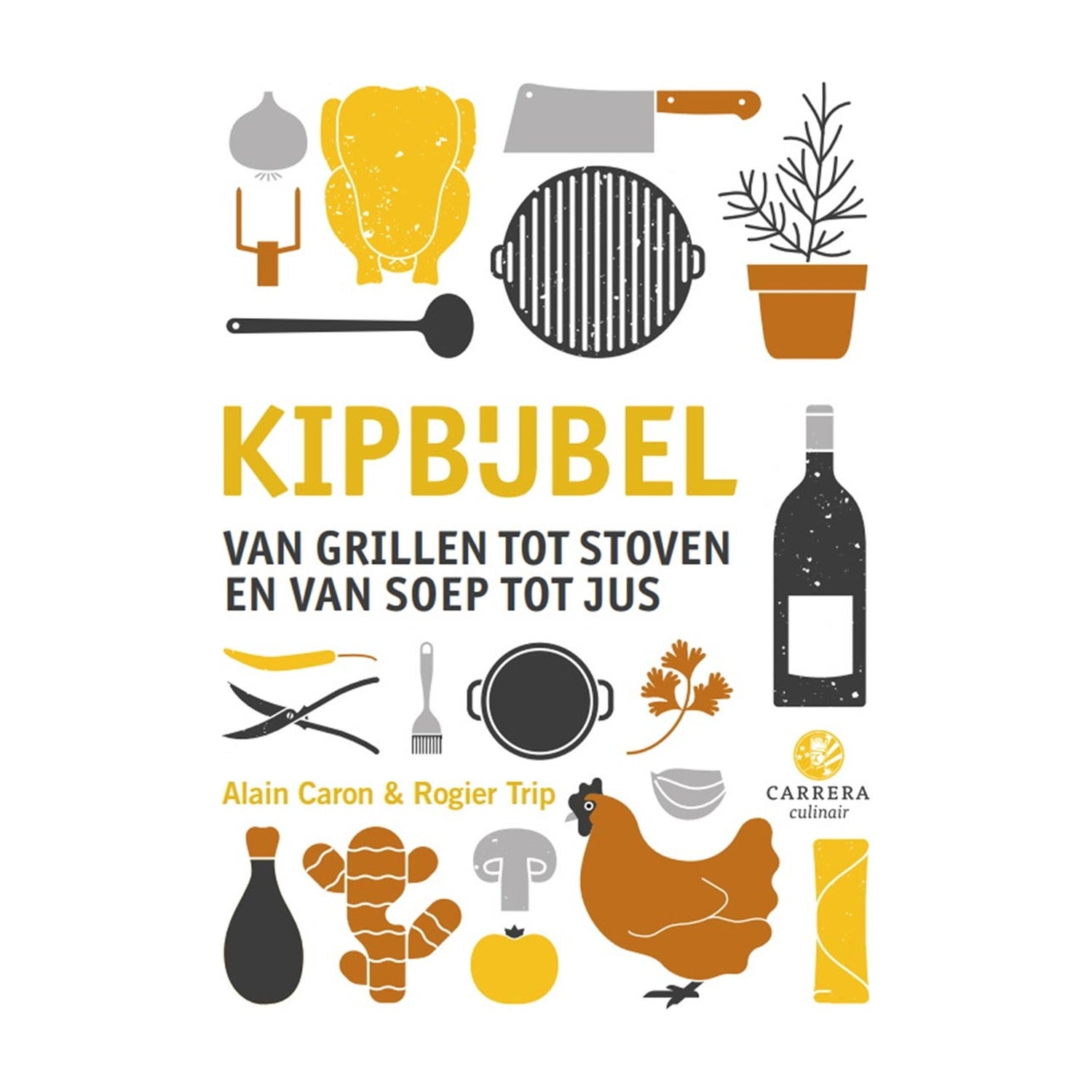 Kipbijbel op witte achtergrond