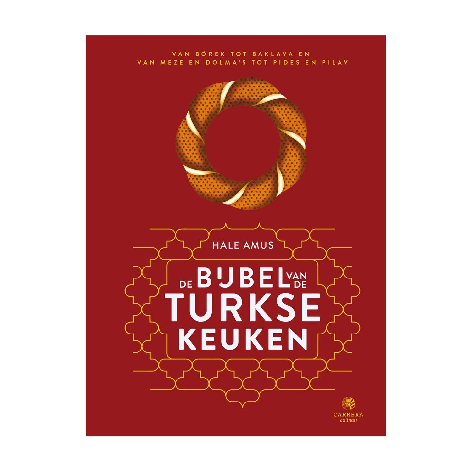 De Bijbel van de Turkse Keuken op witte achtergrond