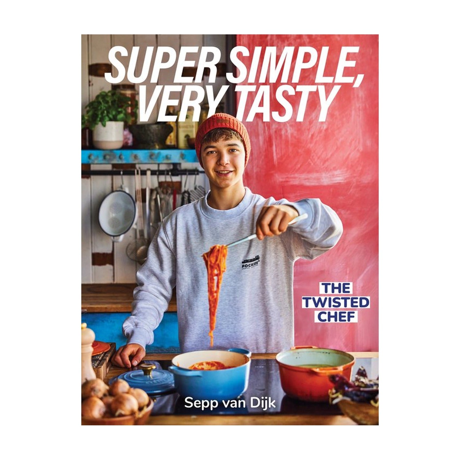 Super Simple, Very Tasty - Sepp van Dijk op witte achtergrond