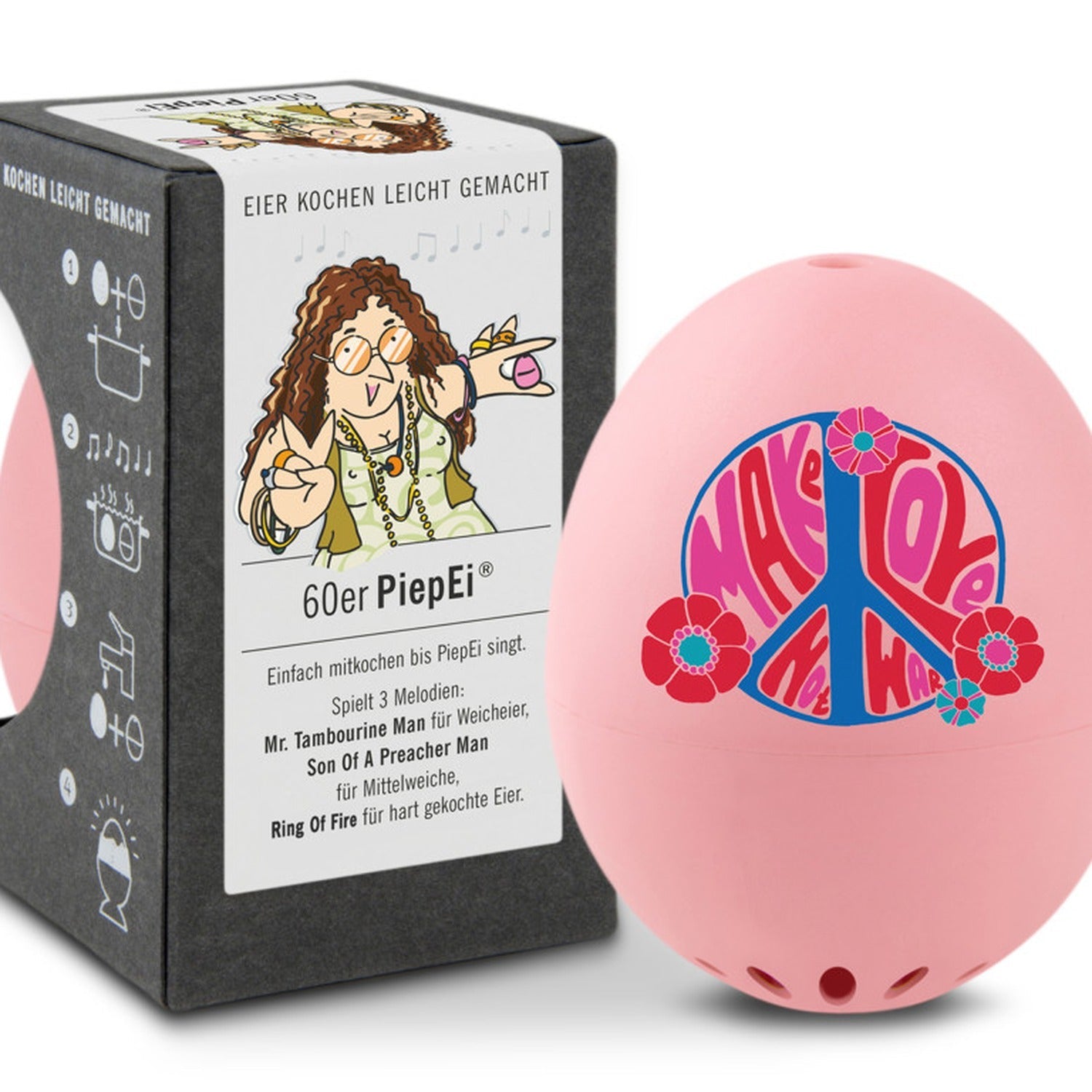 Brainstream Piep Ei - 60's op witte achtergrond