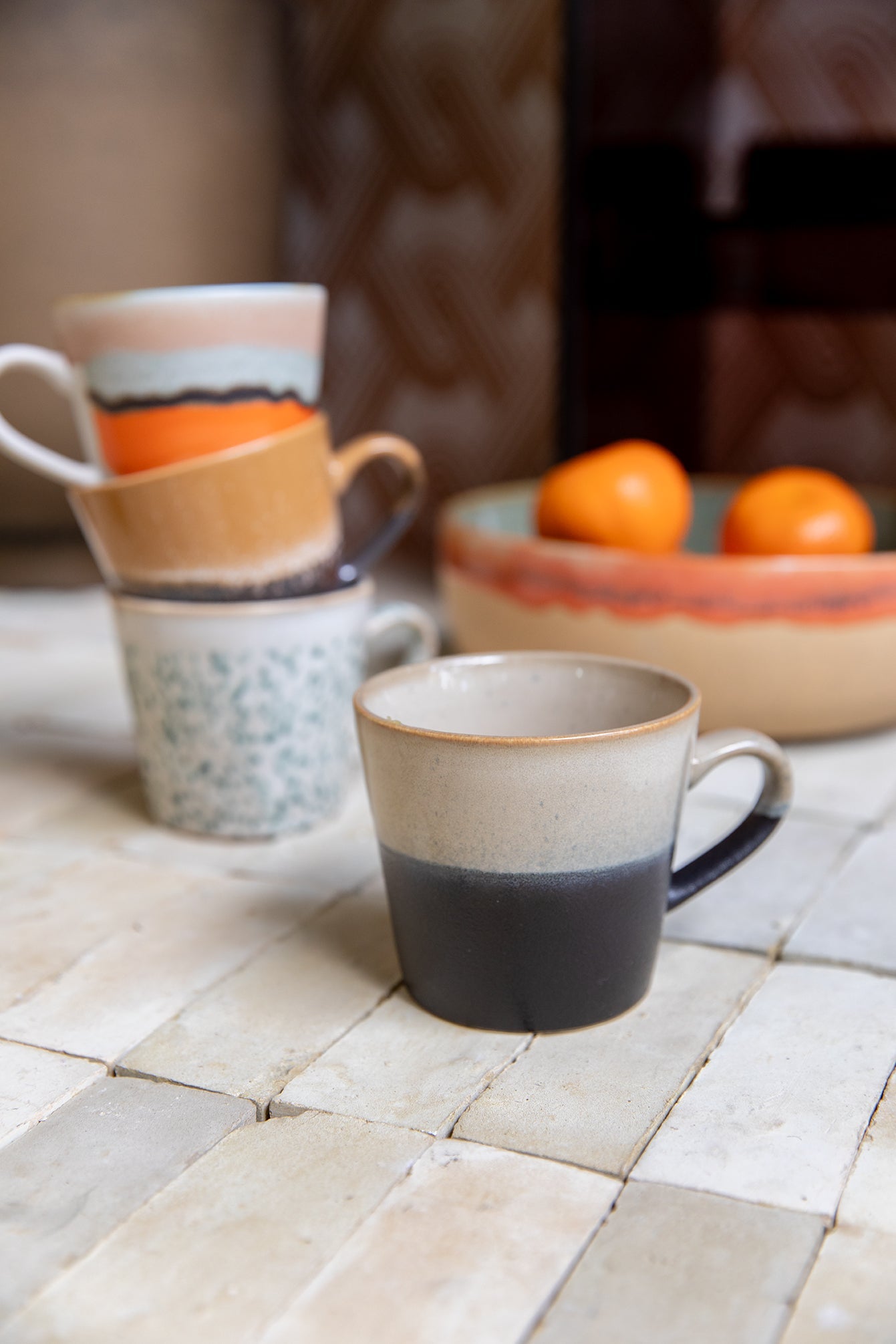 HKLiving 70's Cappuccinomok - Rock