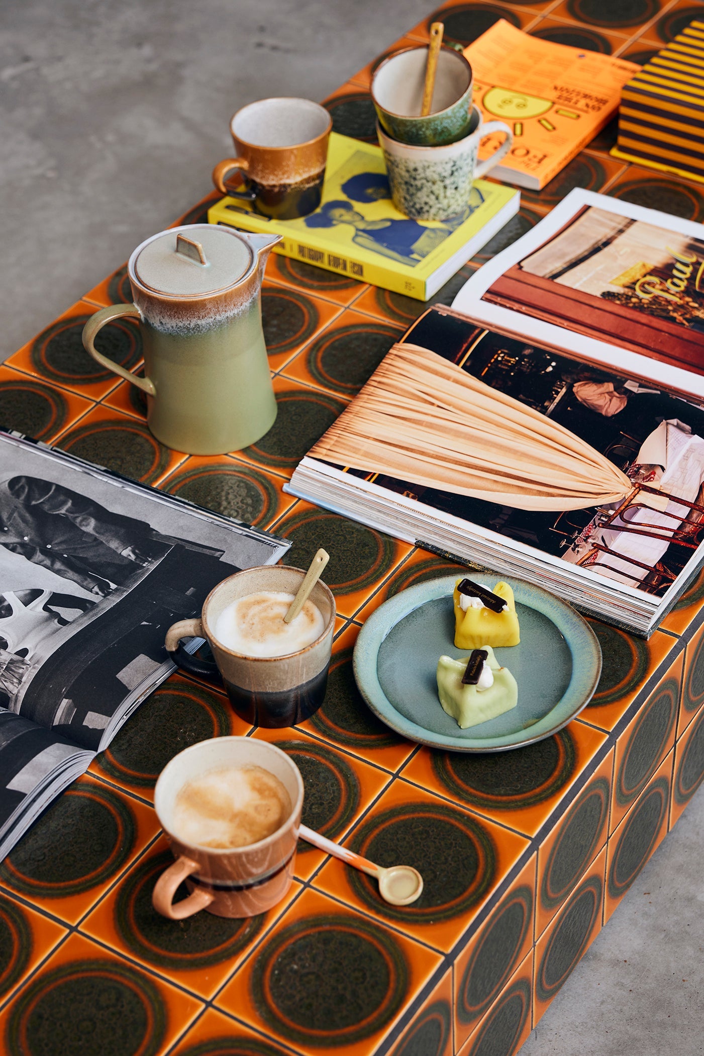 HKLiving 70's Cappuccinomok - Rock