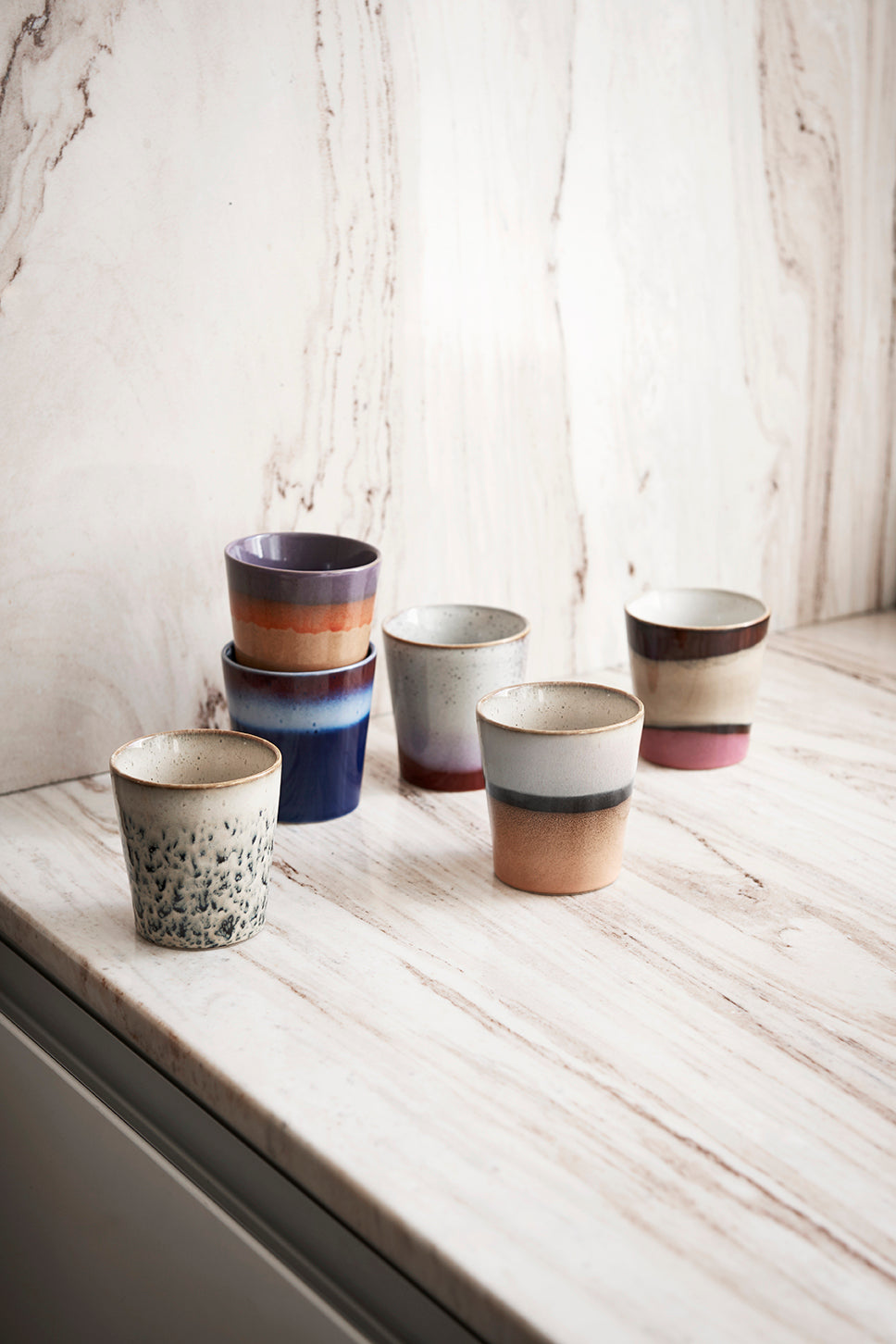HKLiving 70's Koffiemok - Frost