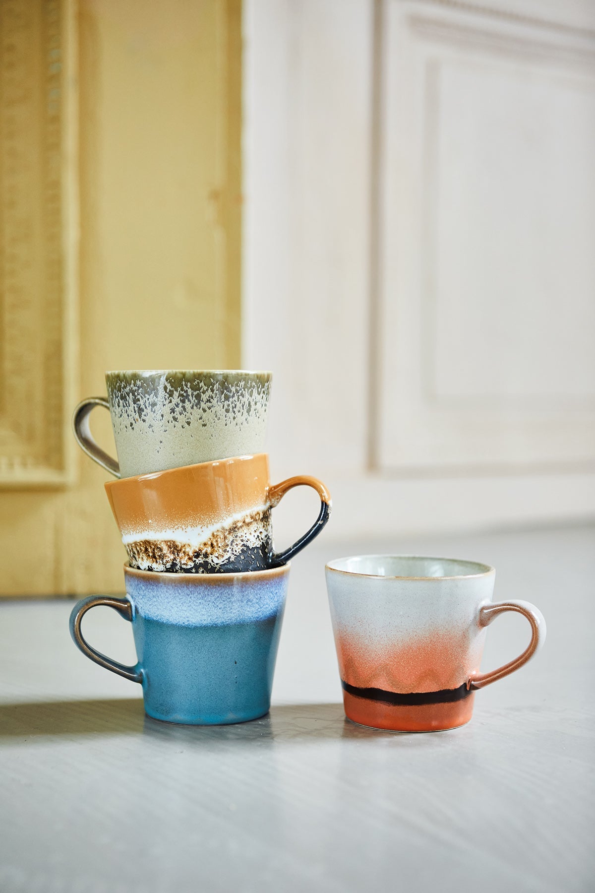 HKLiving 70's Cappuccinomok - Fire