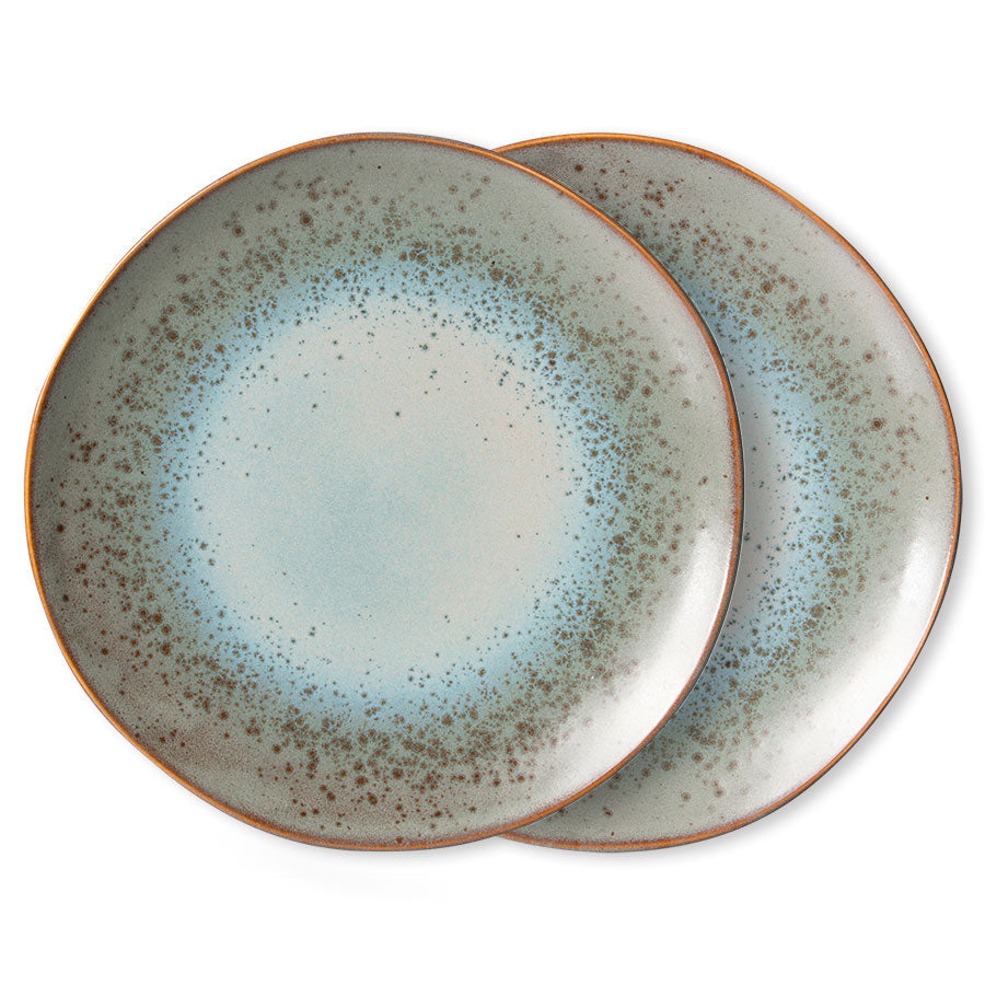 HKLiving 70's Dinerbord - Mineral