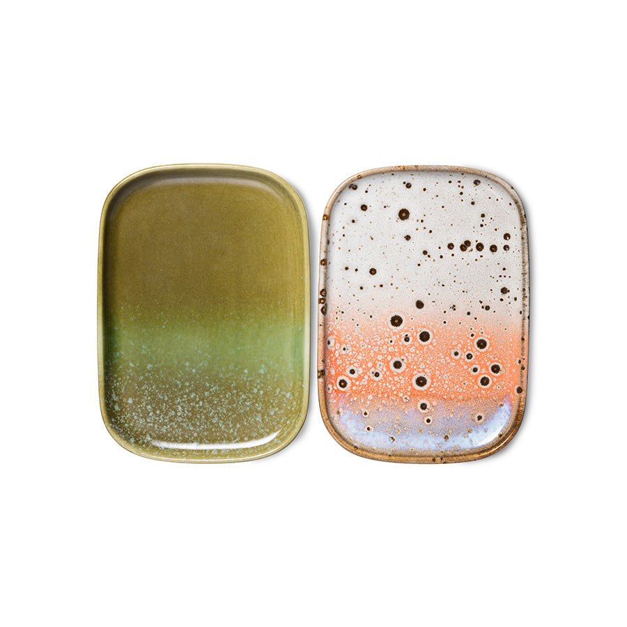 HKLiving 70's Vierkant Bordje Atlas - Grass