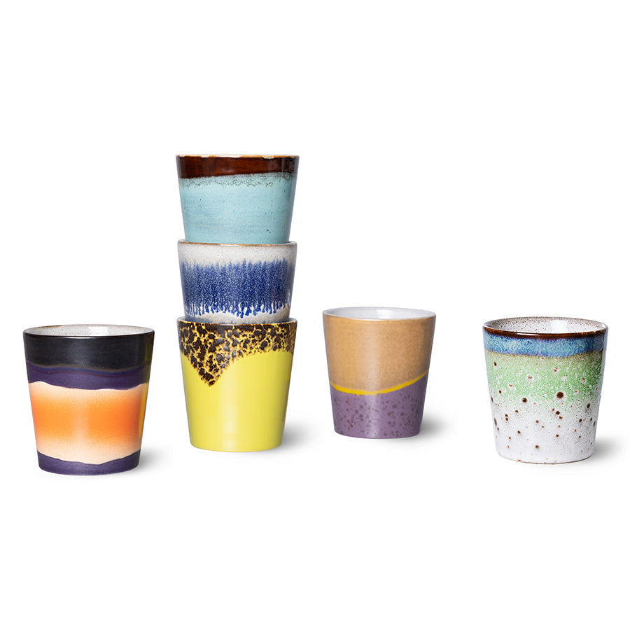HKLiving 70's Koffiemok - Cosmos