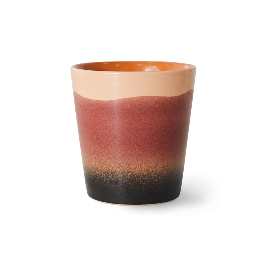 HKLiving 70's Koffiemok - Rise op witte achtergrond