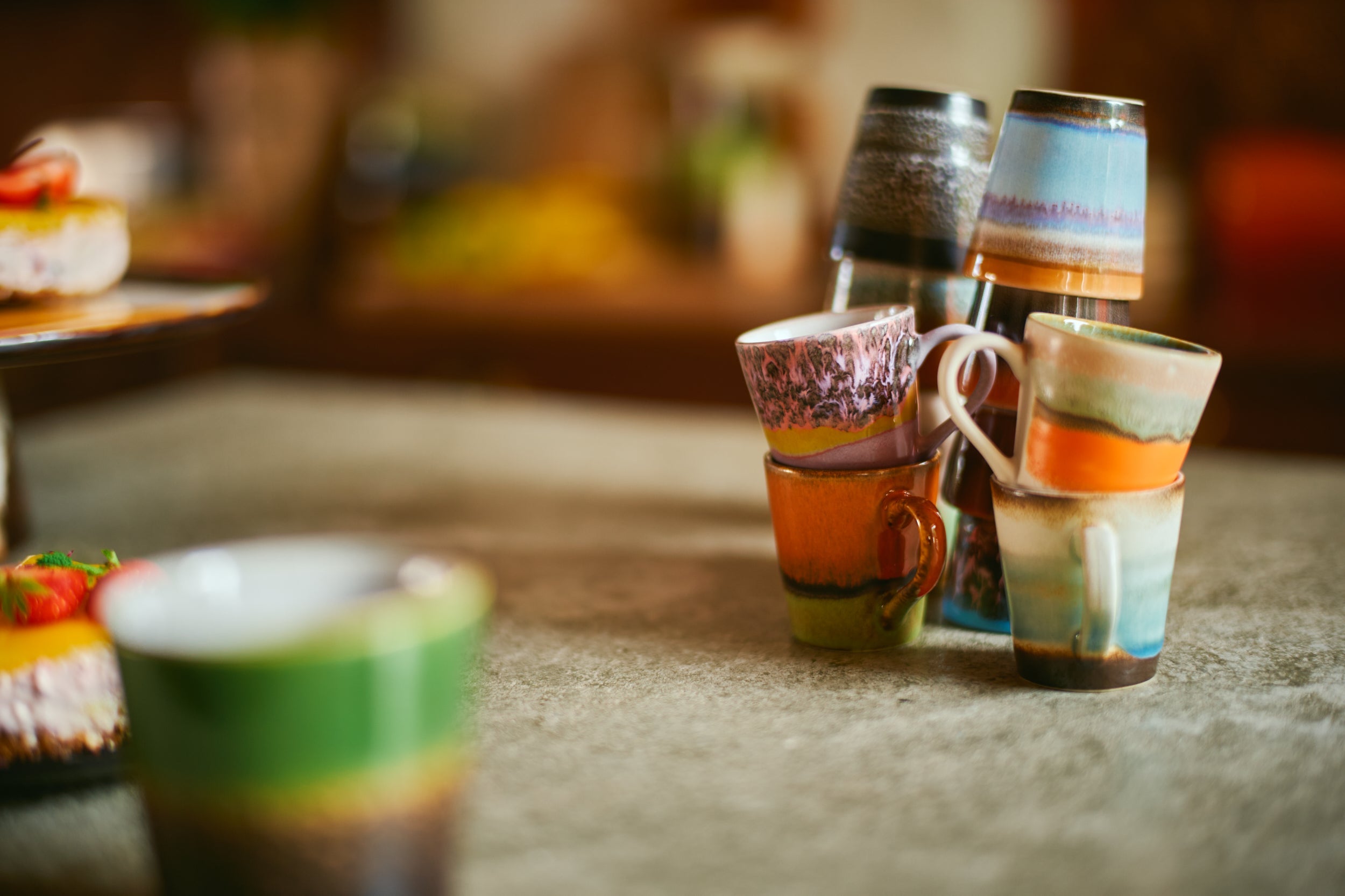 HKLiving 70's Espressokopje Retro - Burst